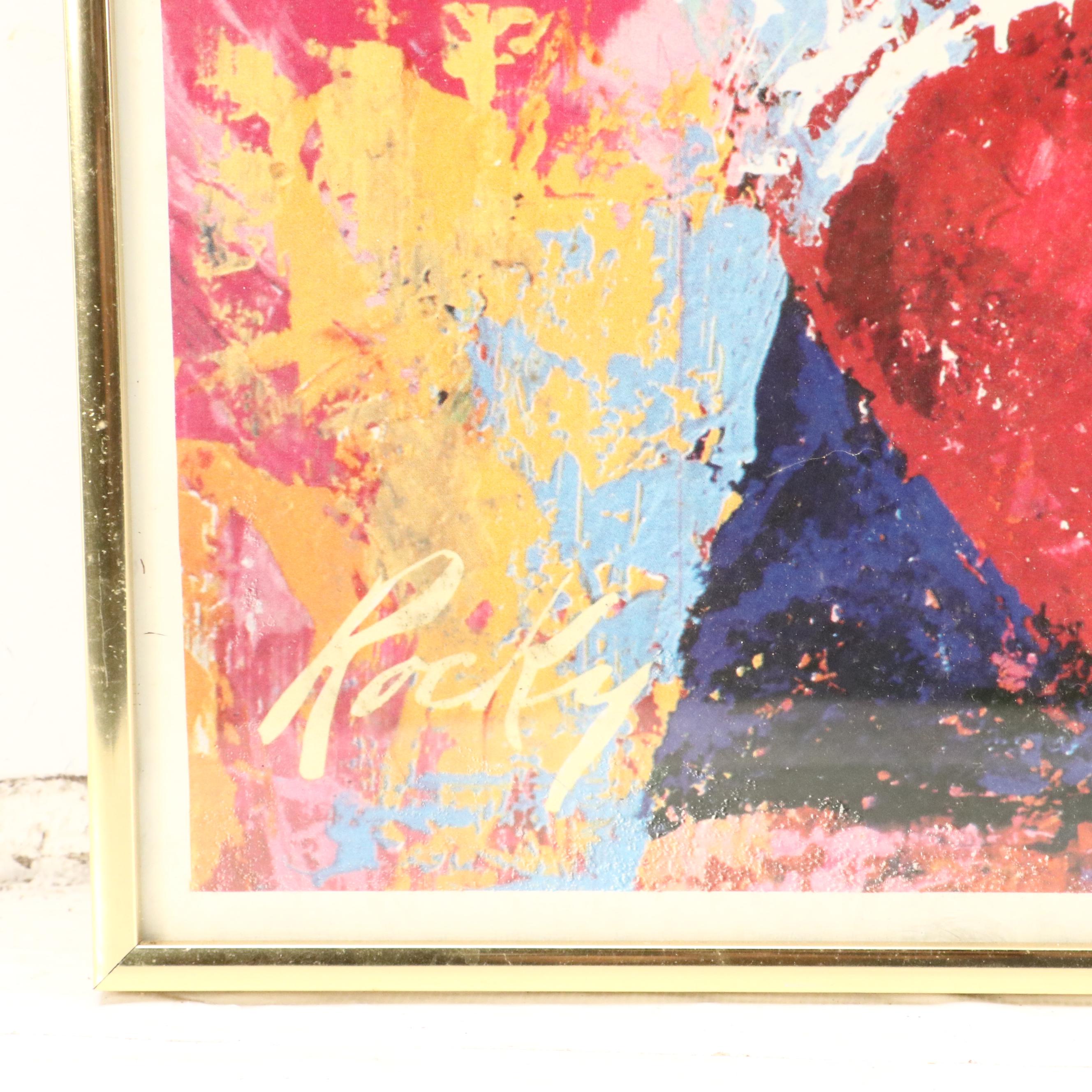 Offset Lithograph After LeRoy Neiman "Rocky"