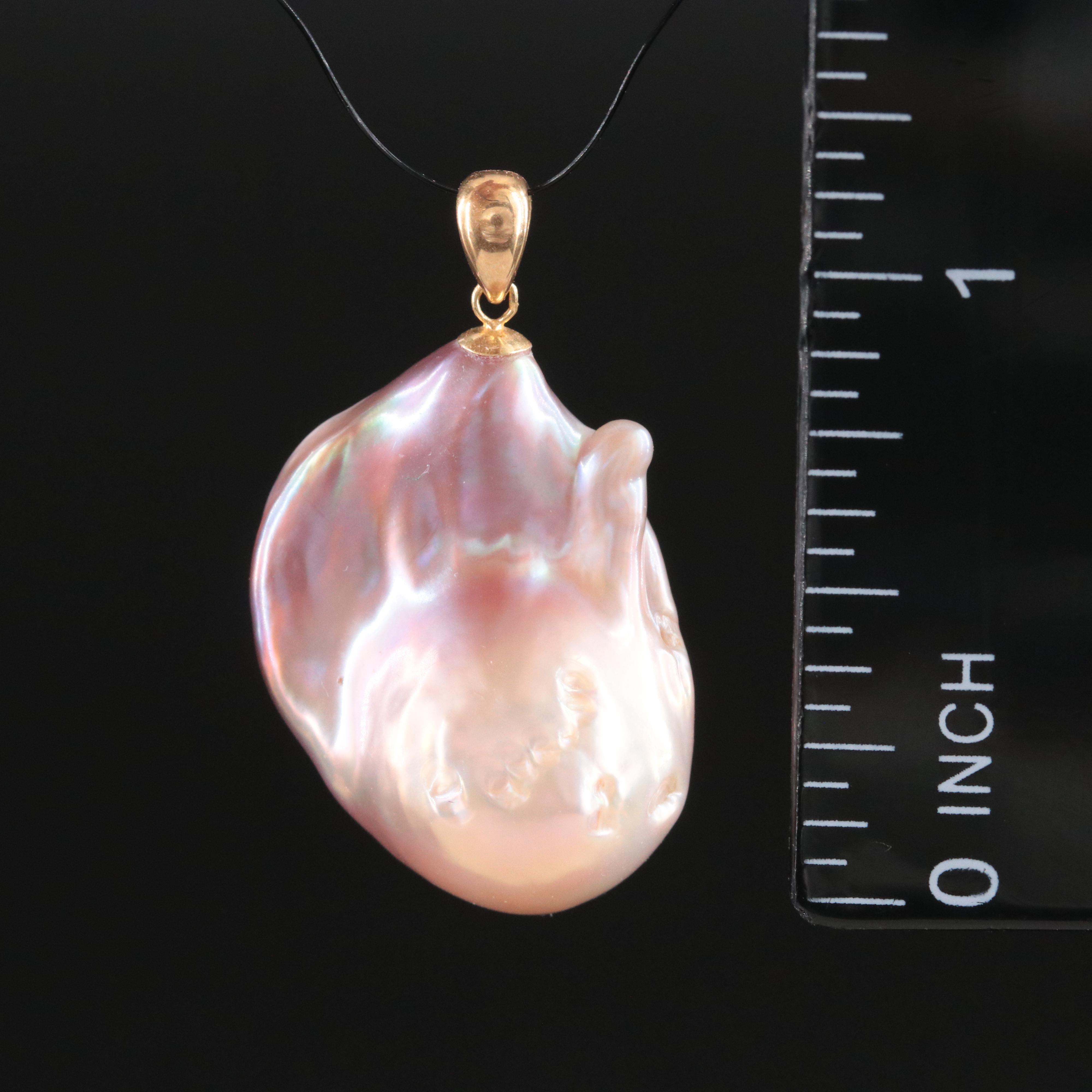 18K Pearl Pendant