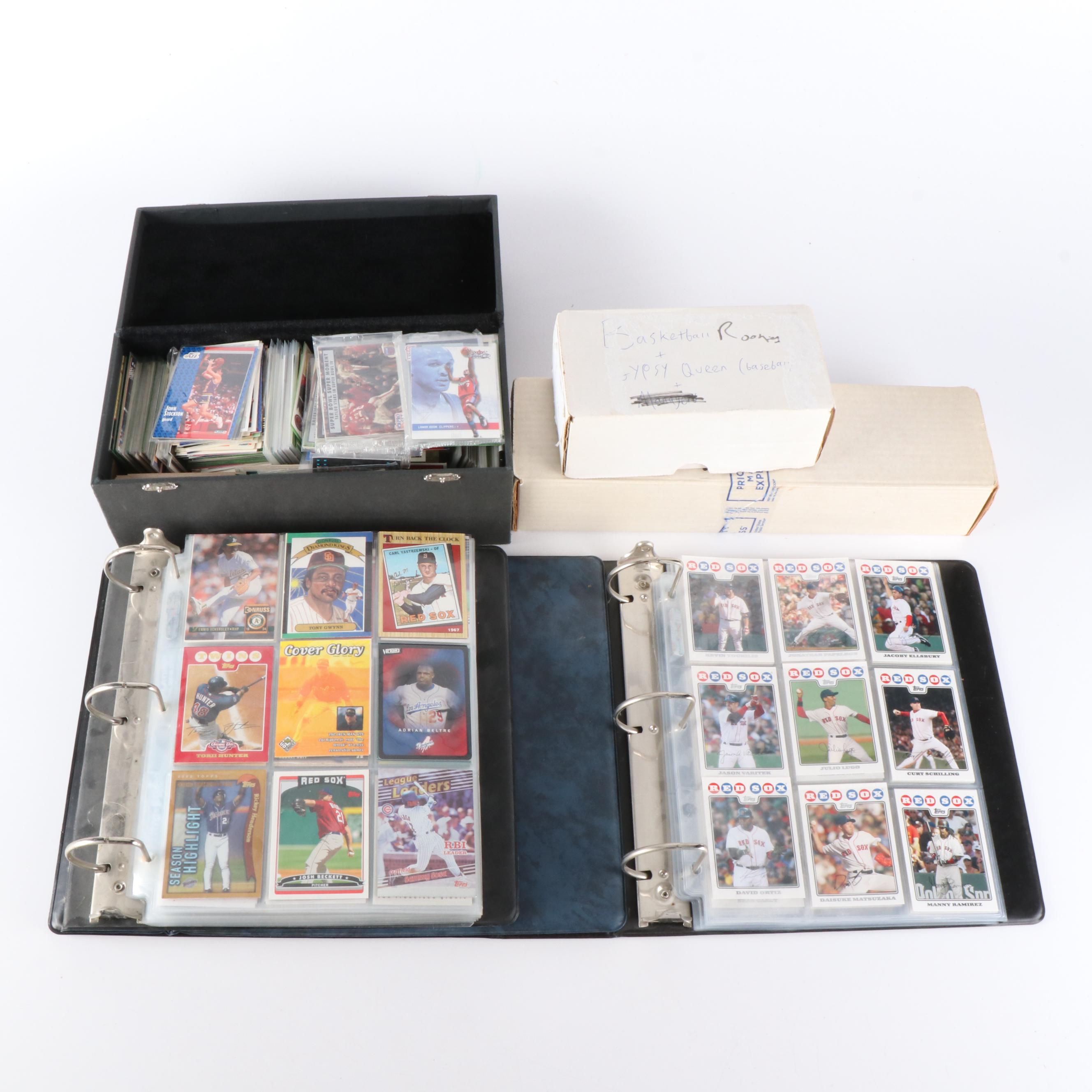 Bowman with Other Sports Cards Featuring Bo Jackson, Larry Bird, and More