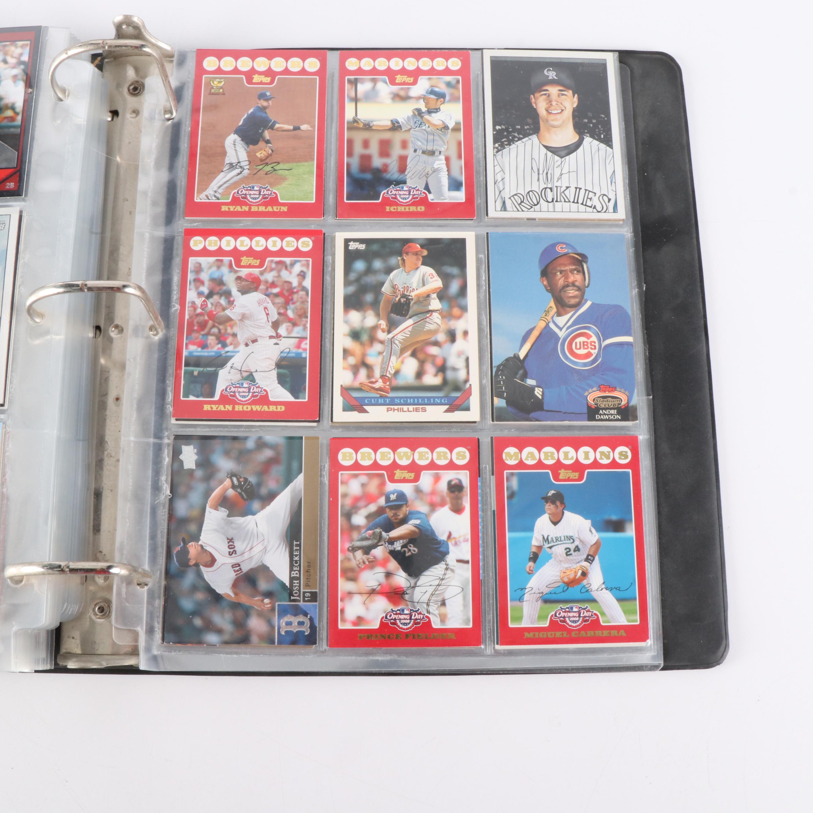 Bowman with Other Sports Cards Featuring Bo Jackson, Larry Bird, and More