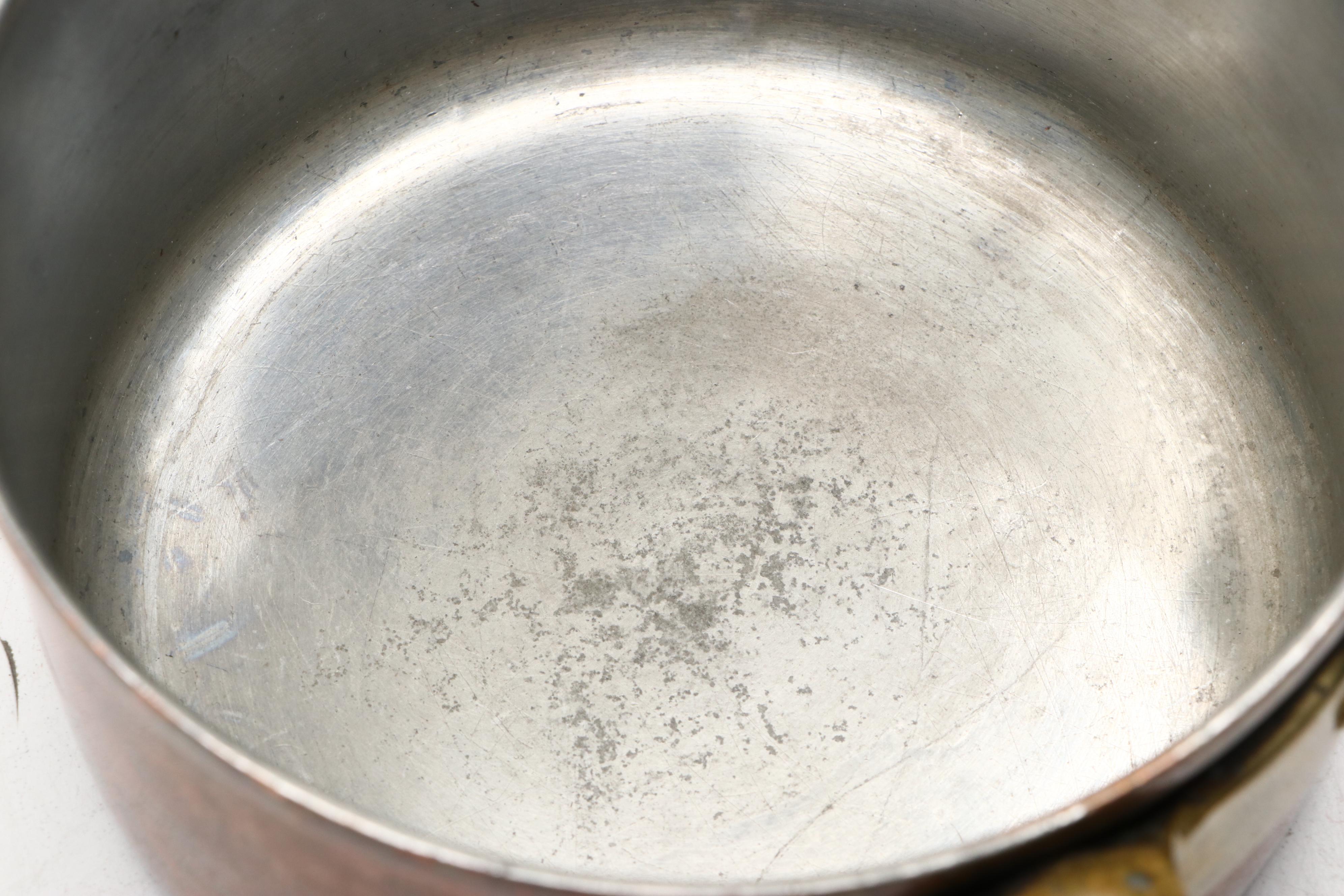 Country Kitchen with Other Cooper Plated Pots and Pans