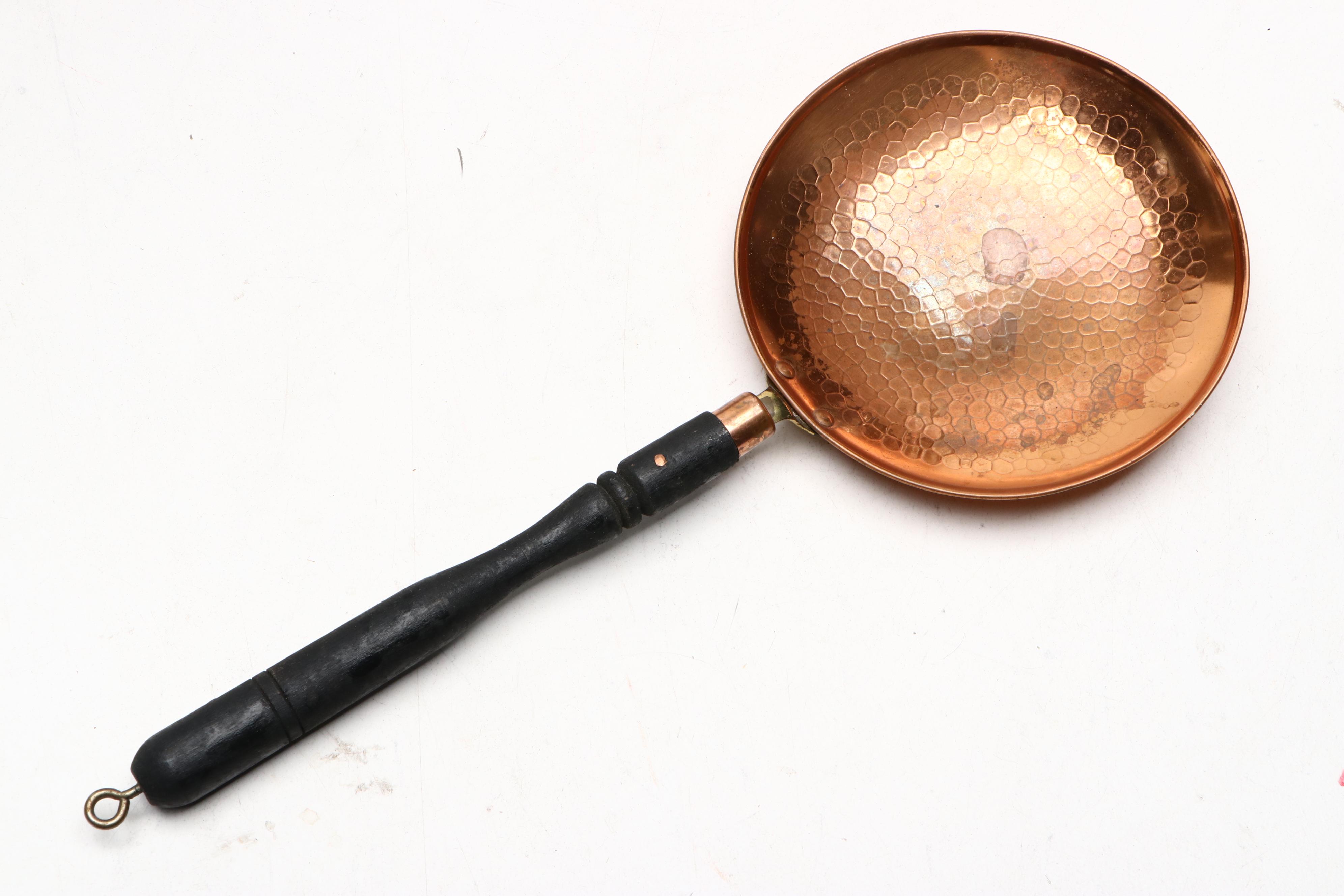 Country Kitchen with Other Cooper Plated Pots and Pans