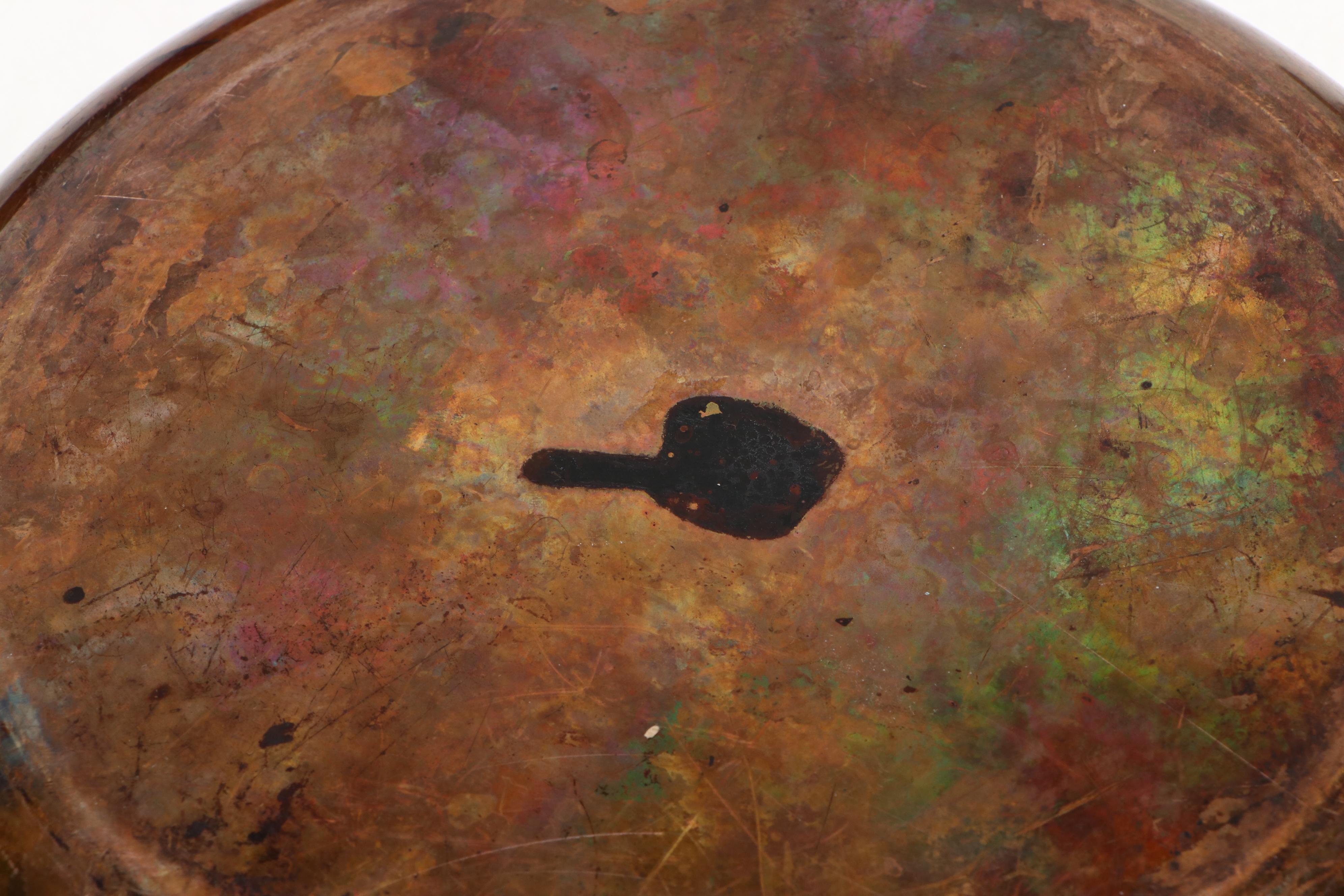 Country Kitchen with Other Cooper Plated Pots and Pans