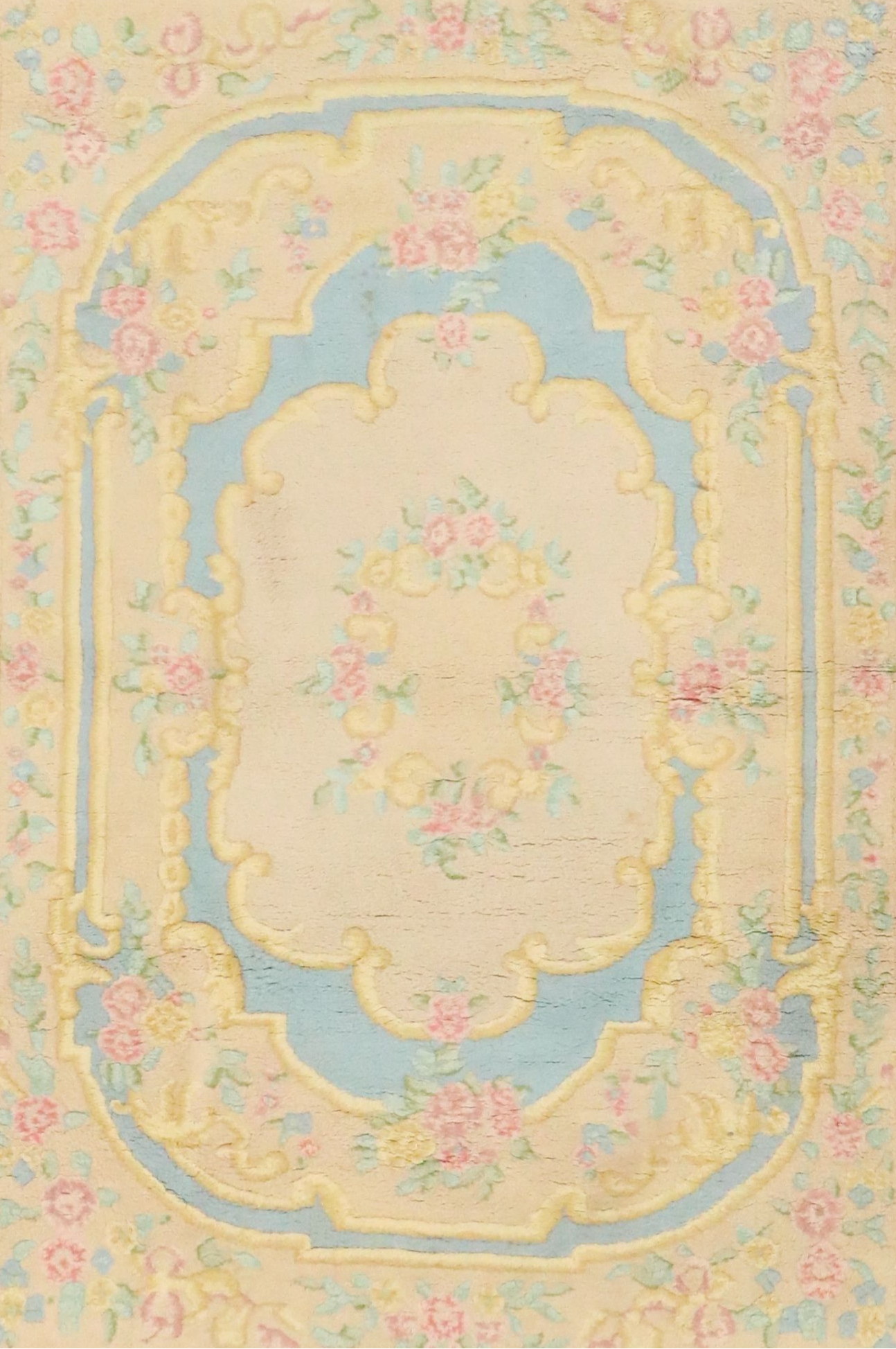 4' x 6'6 Hand-Knotted Chinese Peking Area Rug