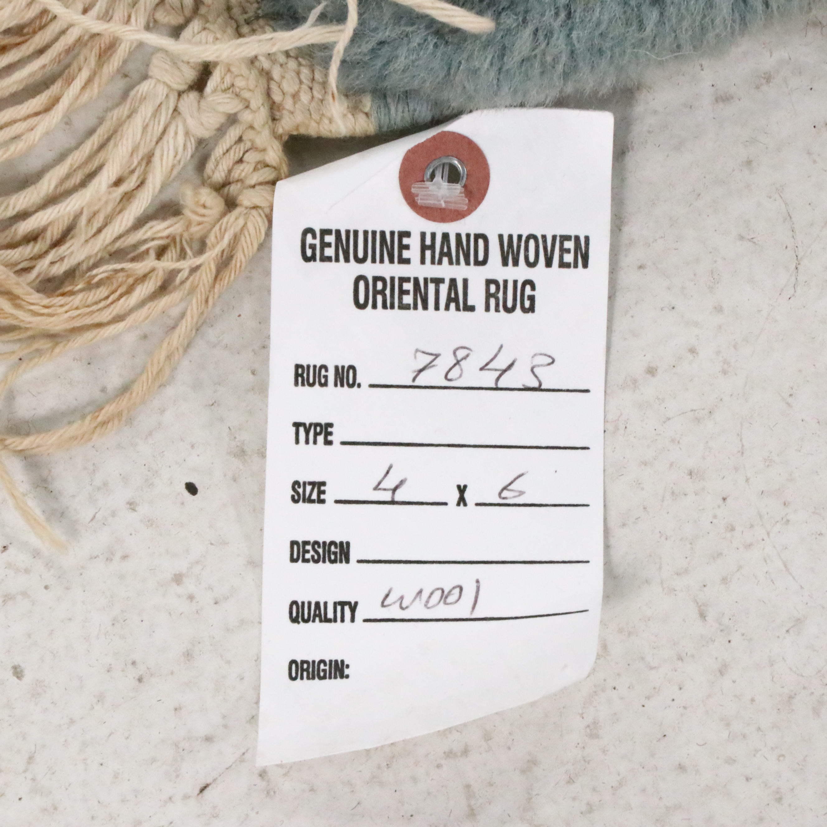 4' x 6'6 Hand-Knotted Chinese Peking Area Rug