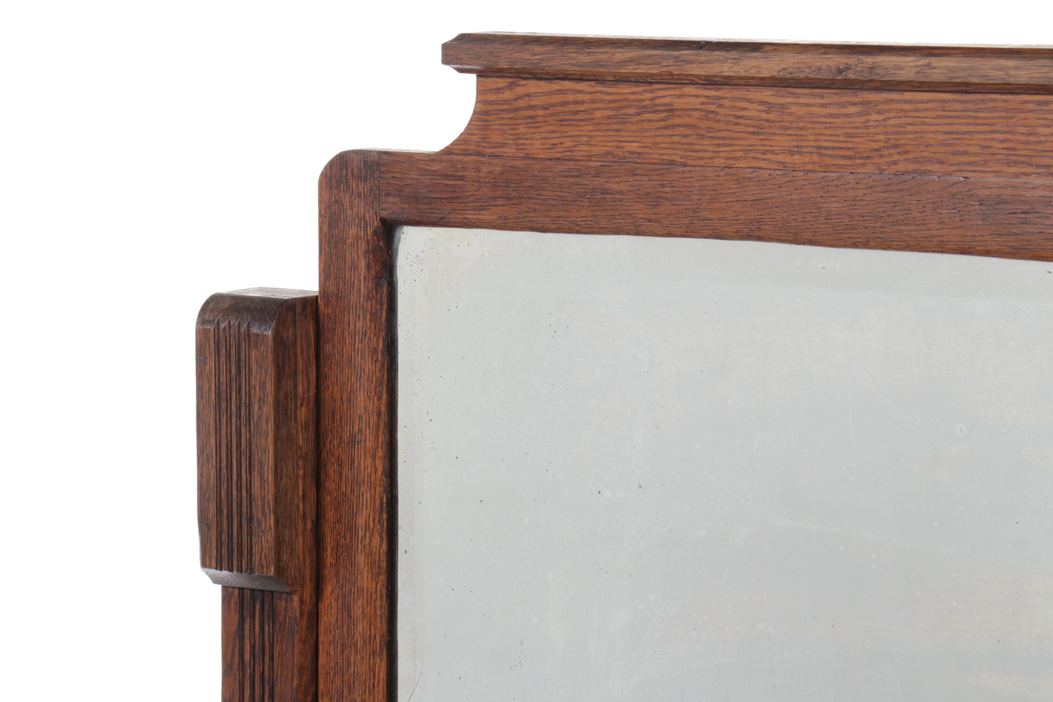 Eastlake Oak Three-Drawer Dresser