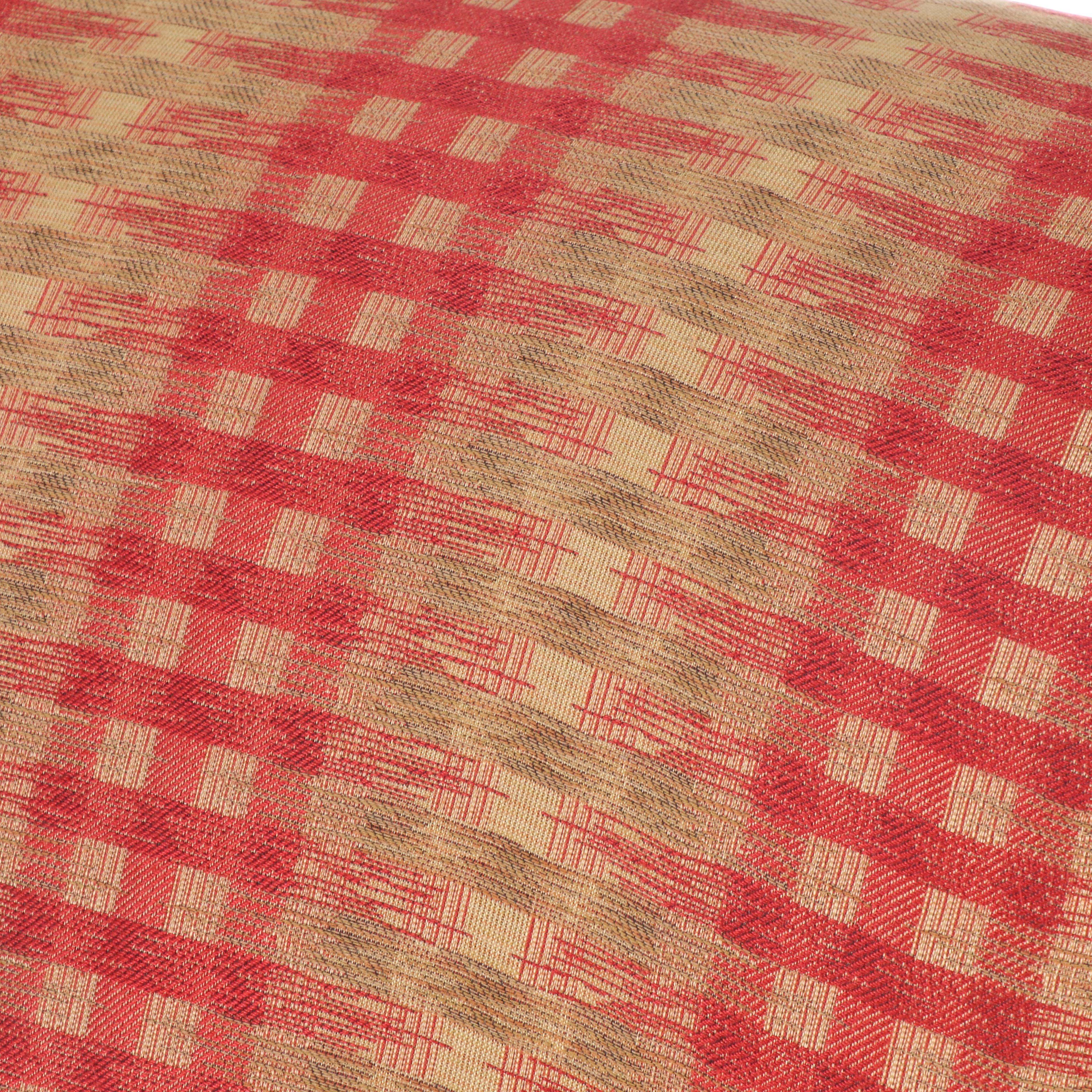 Pair of Flexsteel Plaid Upholstered Loveseats