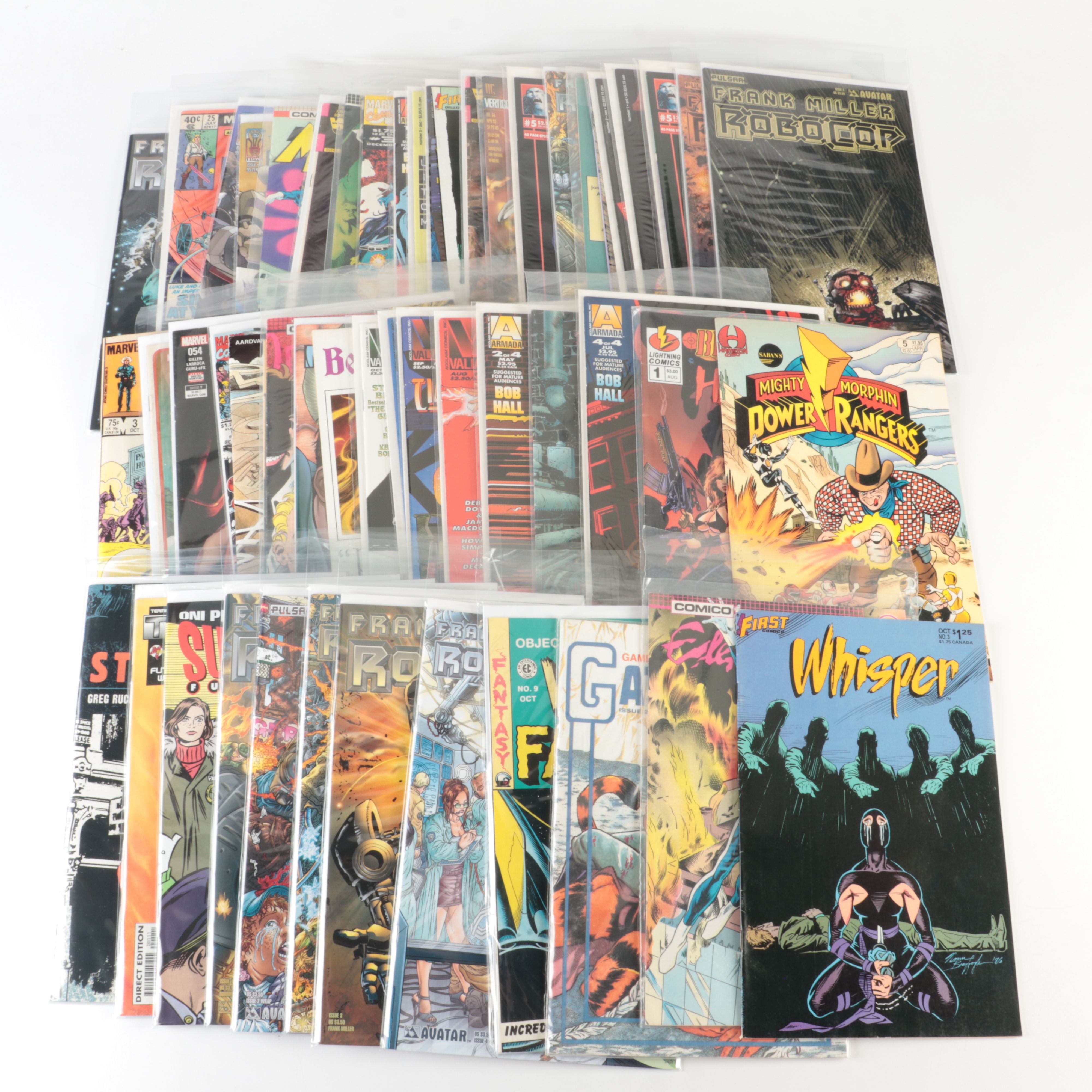 Collection of Fifty Assorted Super Hero's Comics by Different Publishers
