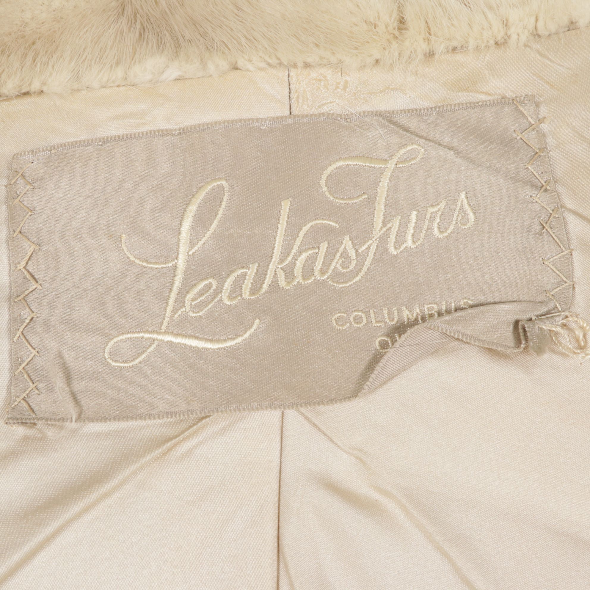 Tourmaline Mink Fur Stole by Leakas Furs