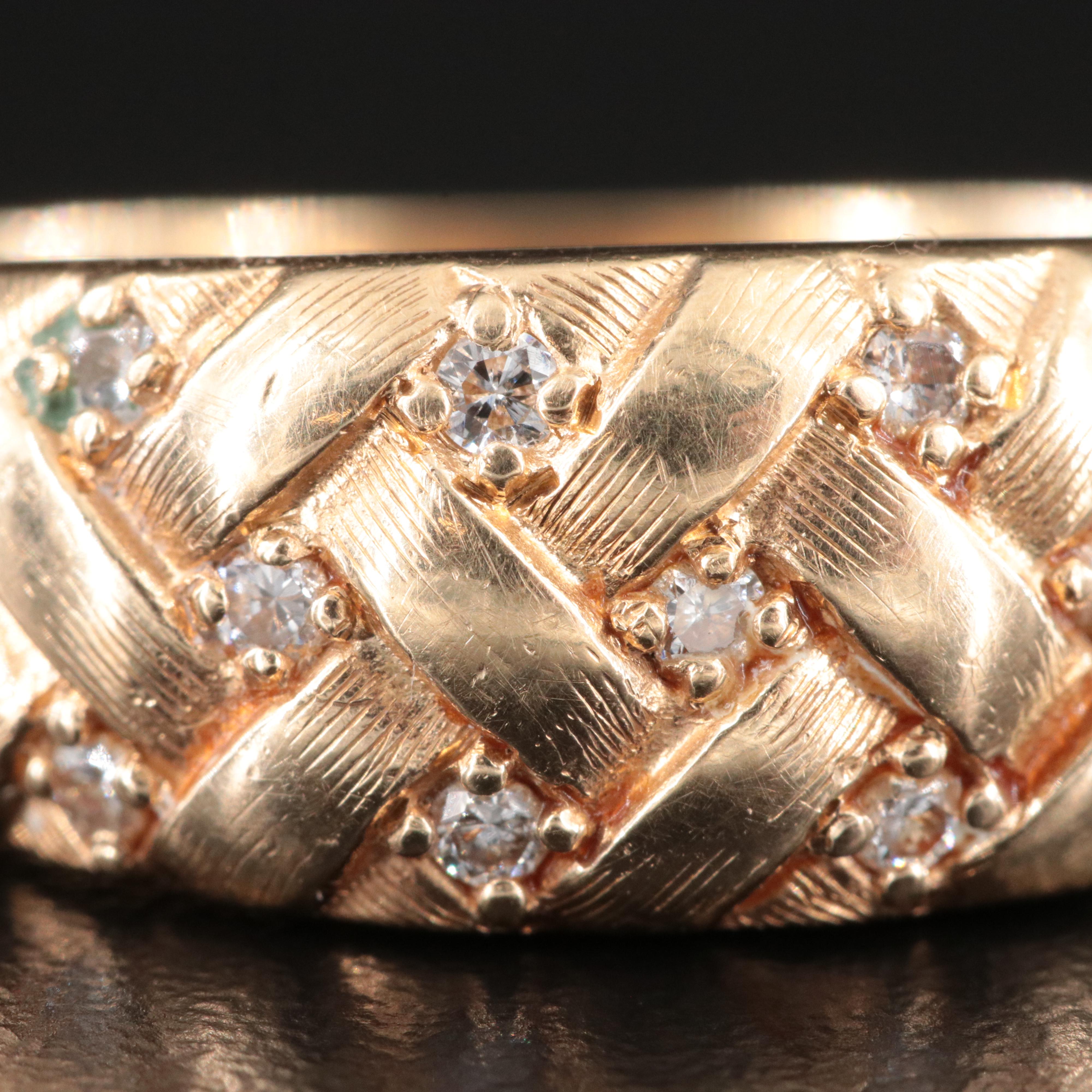 14K 0.21 CTW Diamond Ring