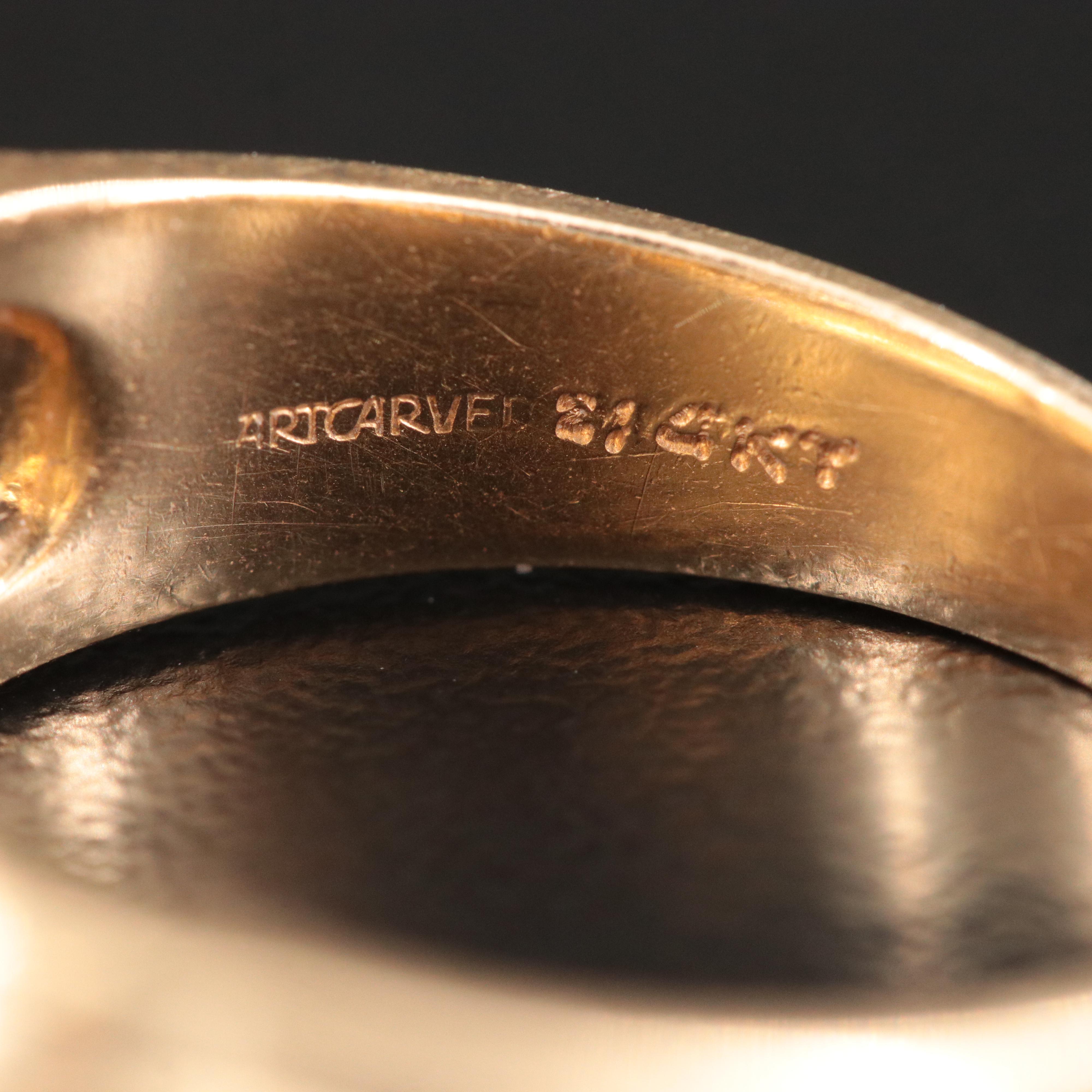 14K 0.21 CTW Diamond Ring