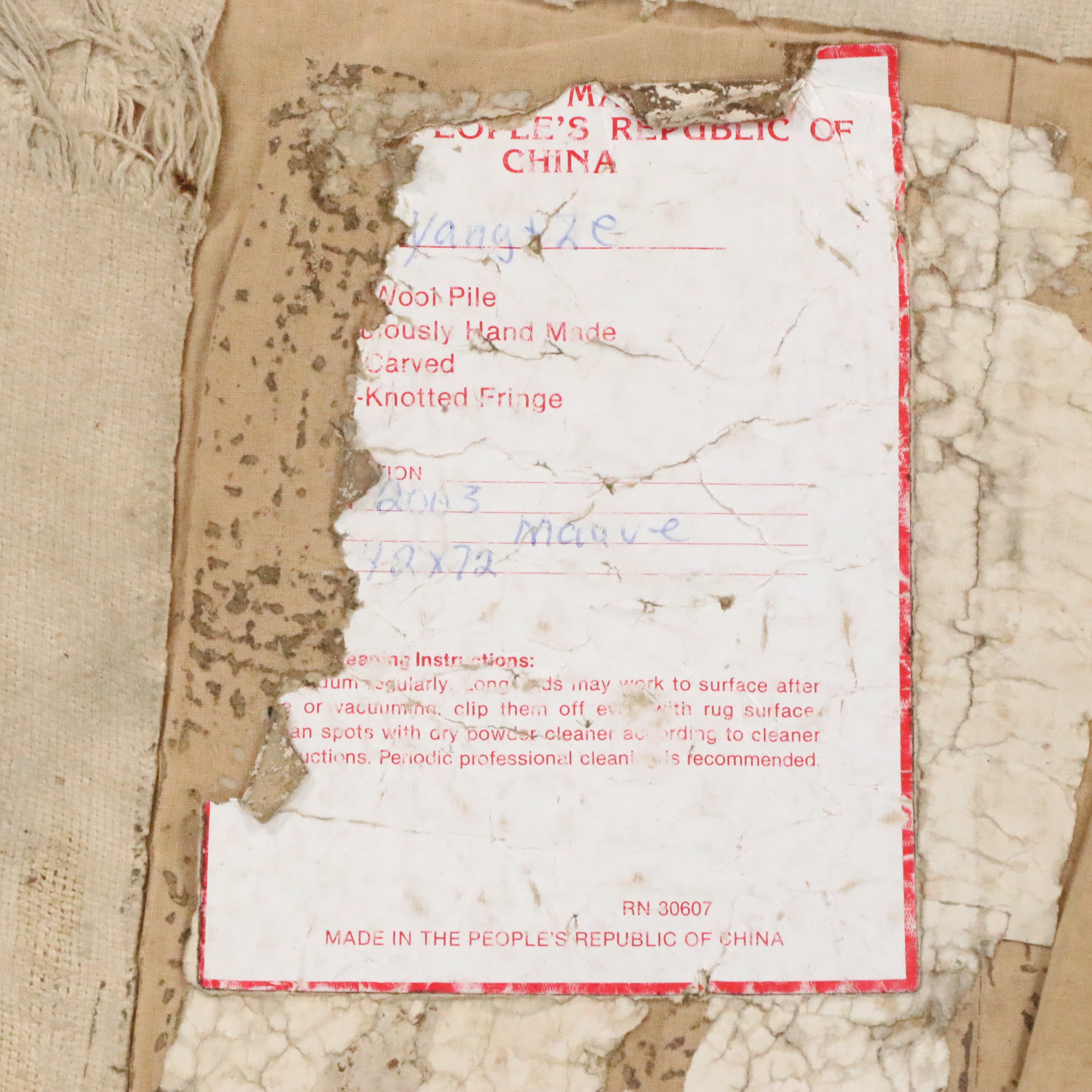 3'6 x 6'4 Hand-Knotted Chinese Peking Area Rug