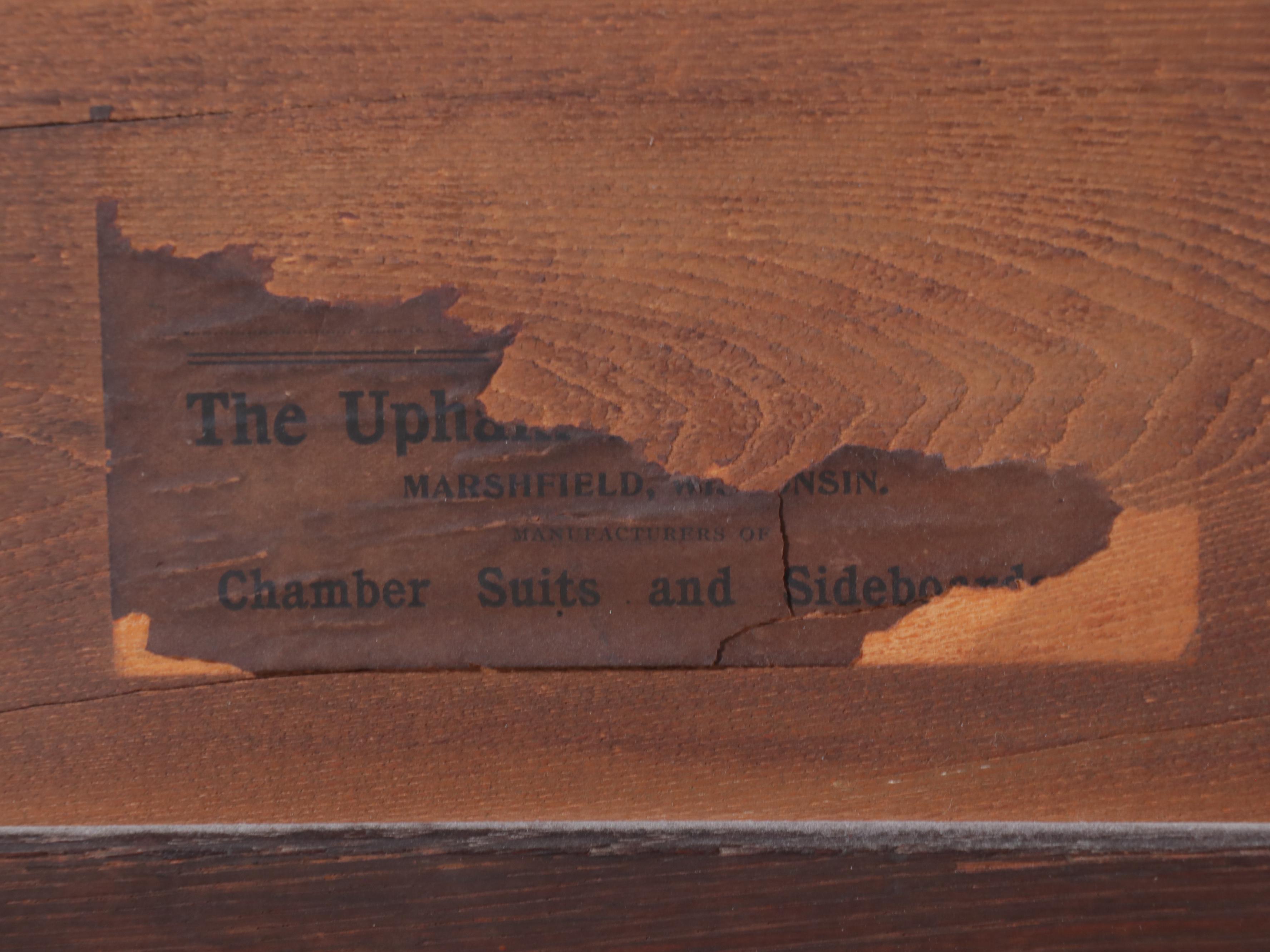 Antique Oak Serpentine Front Dresser