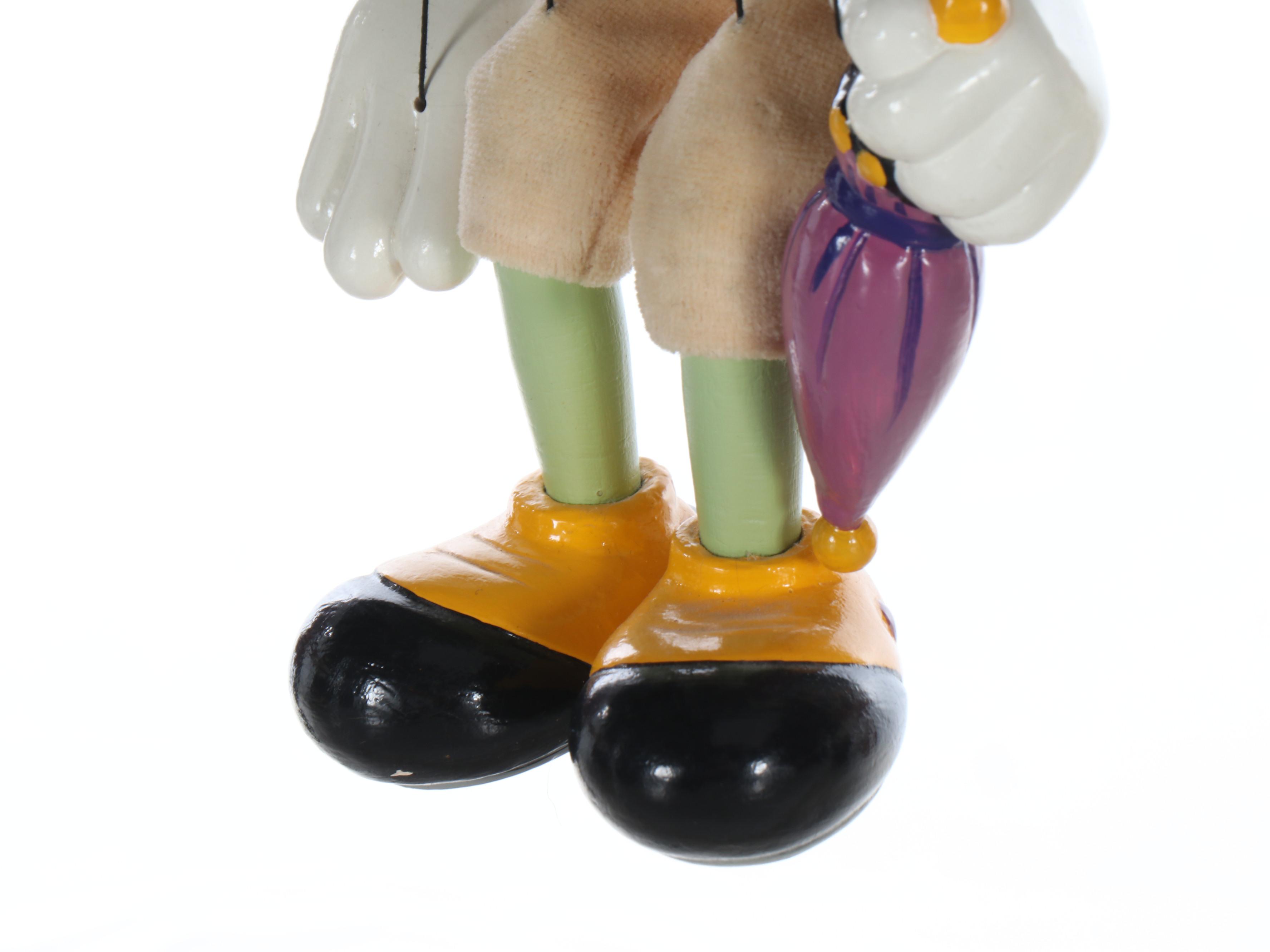 Disney Wooden Pinocchio and Jiminy Cricket Marionettes