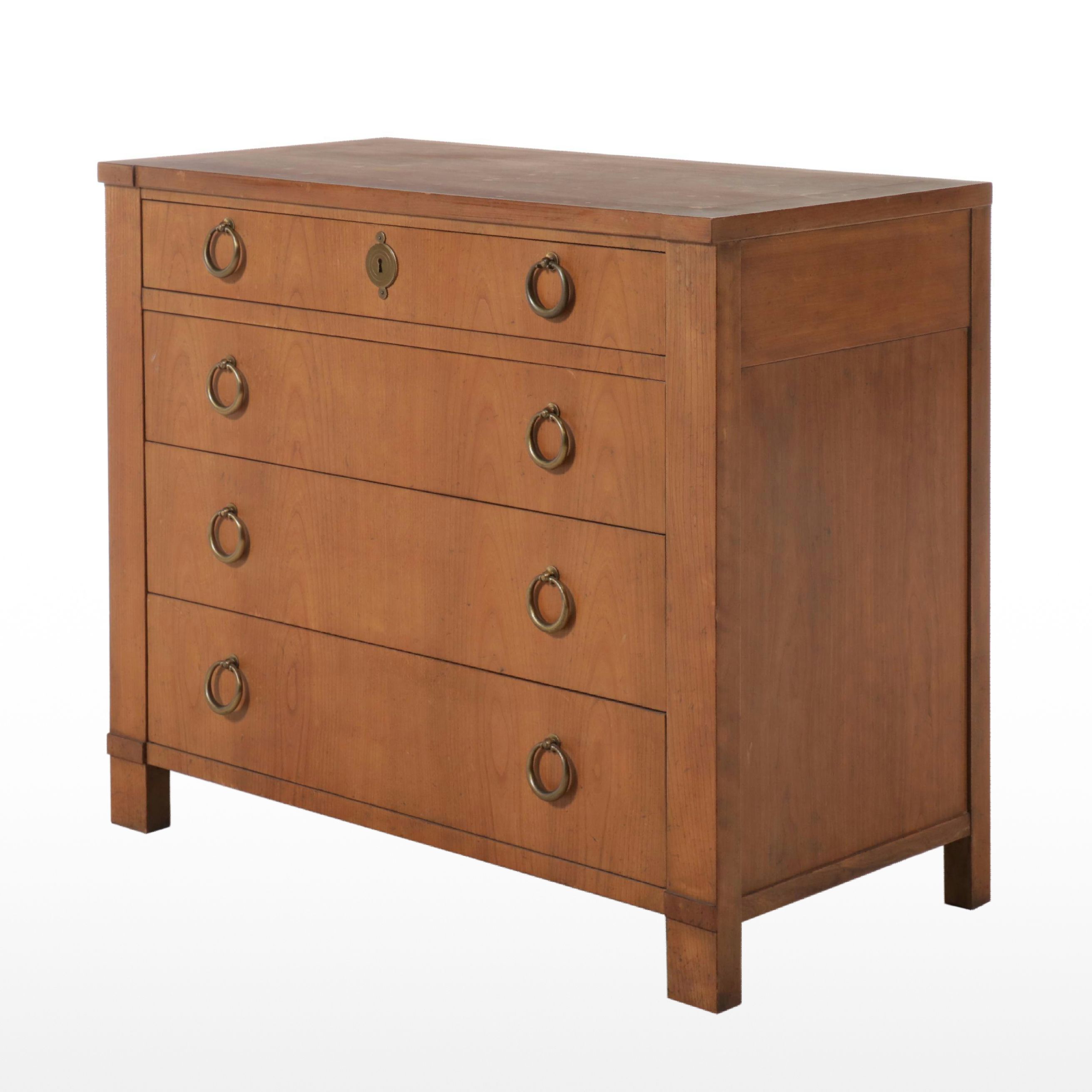 Baker Furniture Four-Drawer Cherry Bachelor Chest