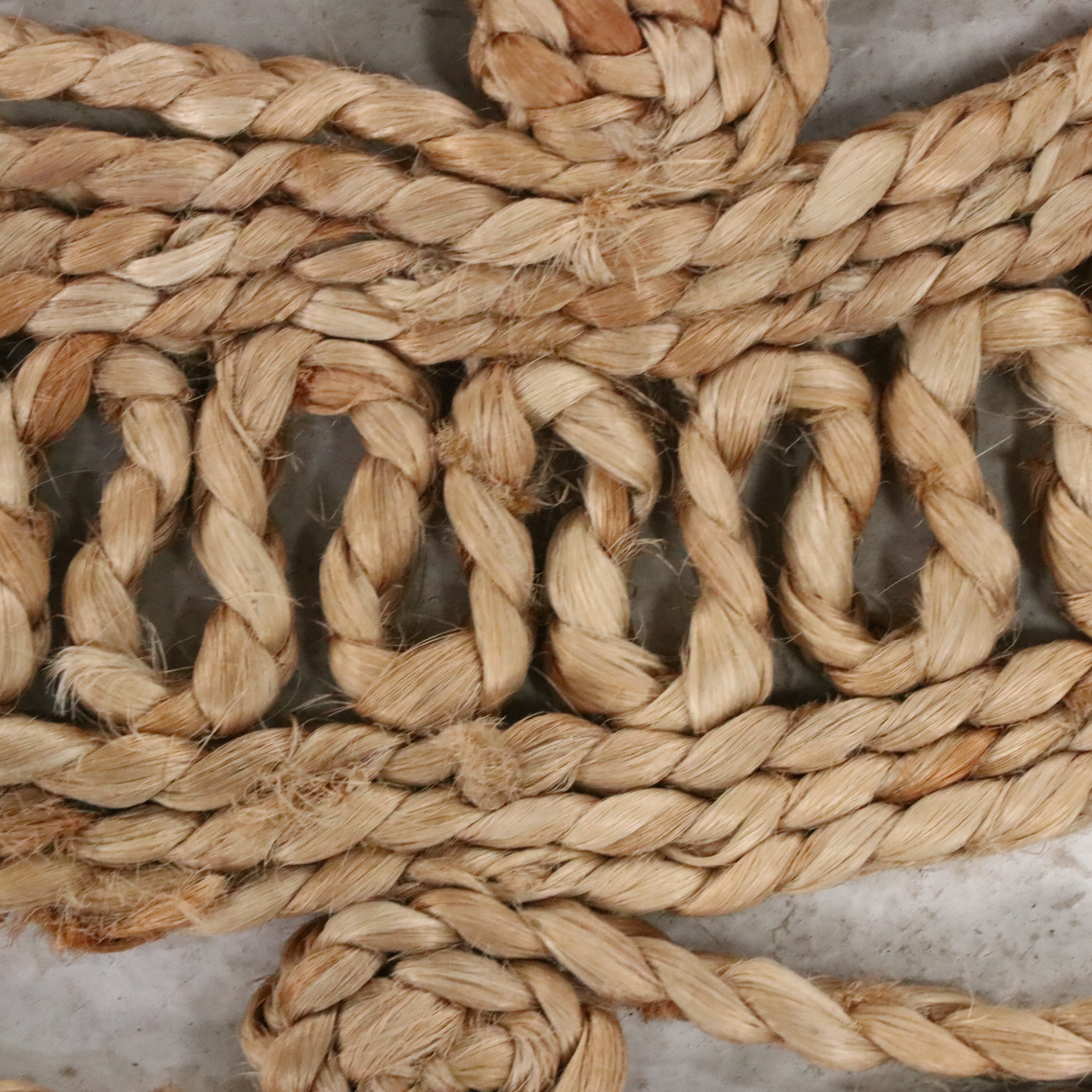 4'1 Round Handwoven Bloomingville Jute Accent Rug