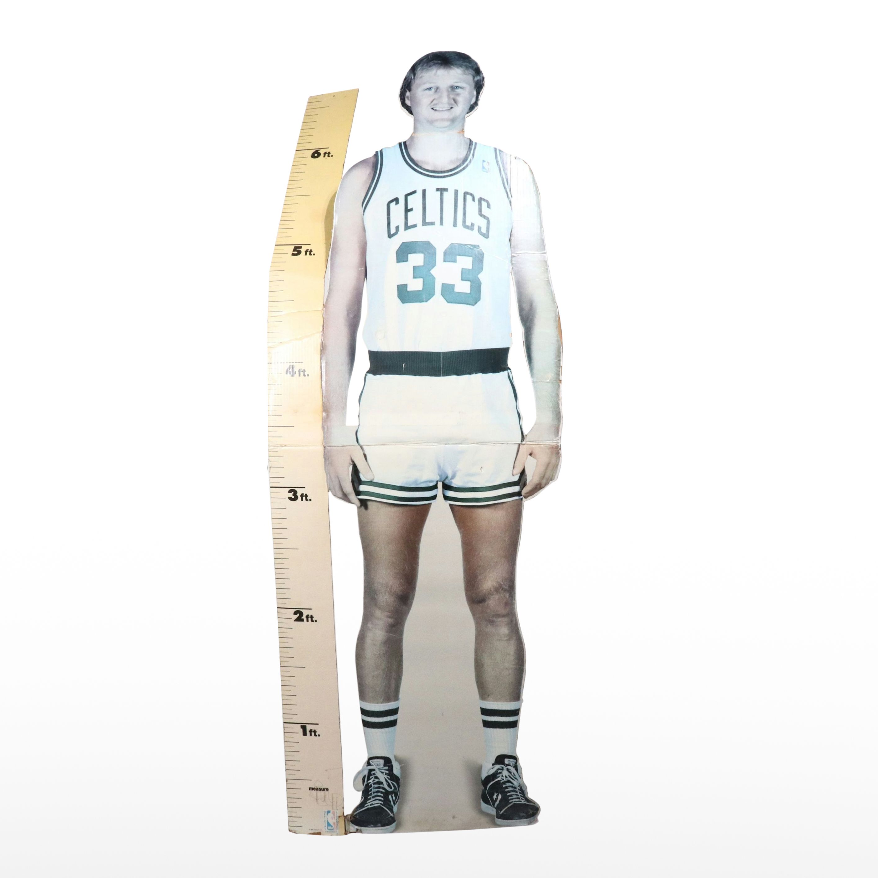 Life-Sized Cardboard Cutout of Larry Bird, Display Piece