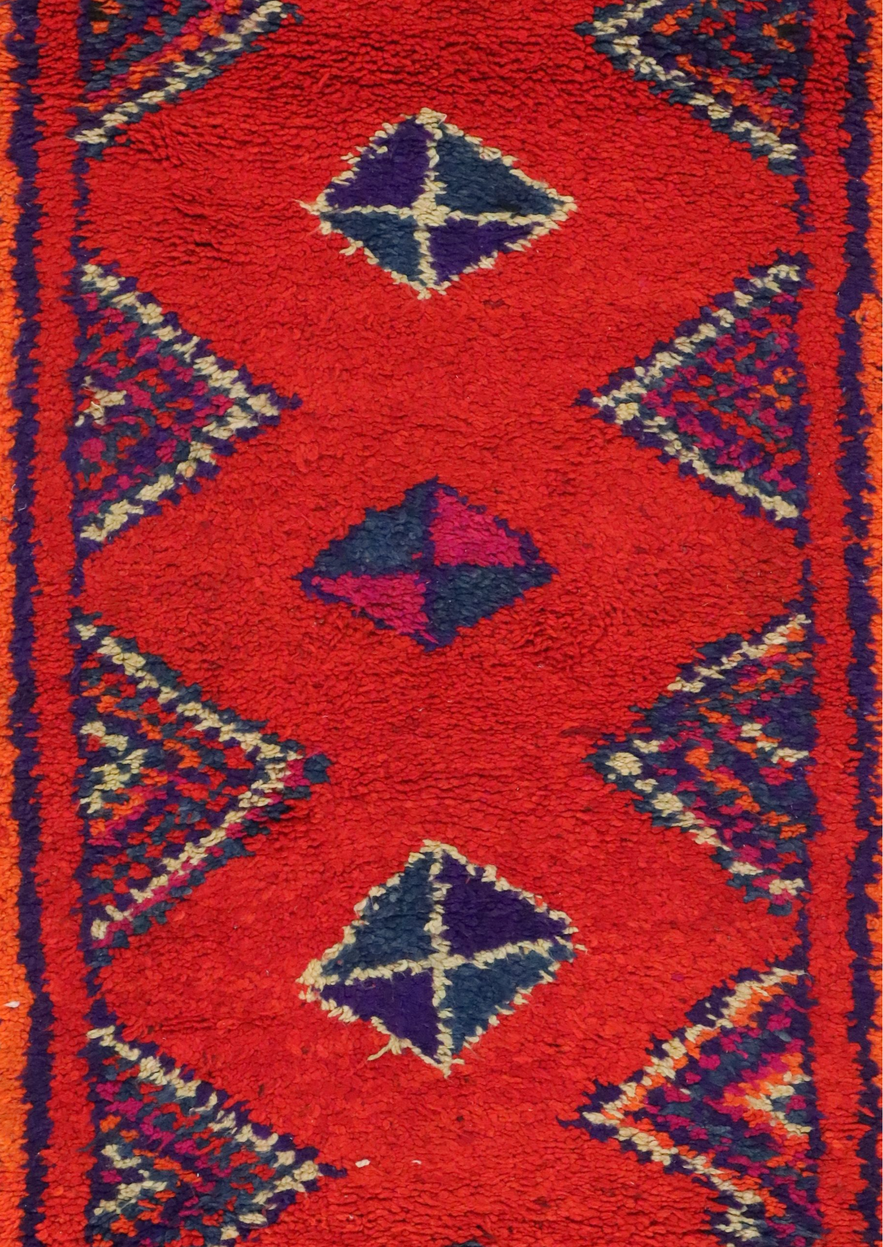 3'1 x 11' Hand-Knotted Turkish Village Long Rug