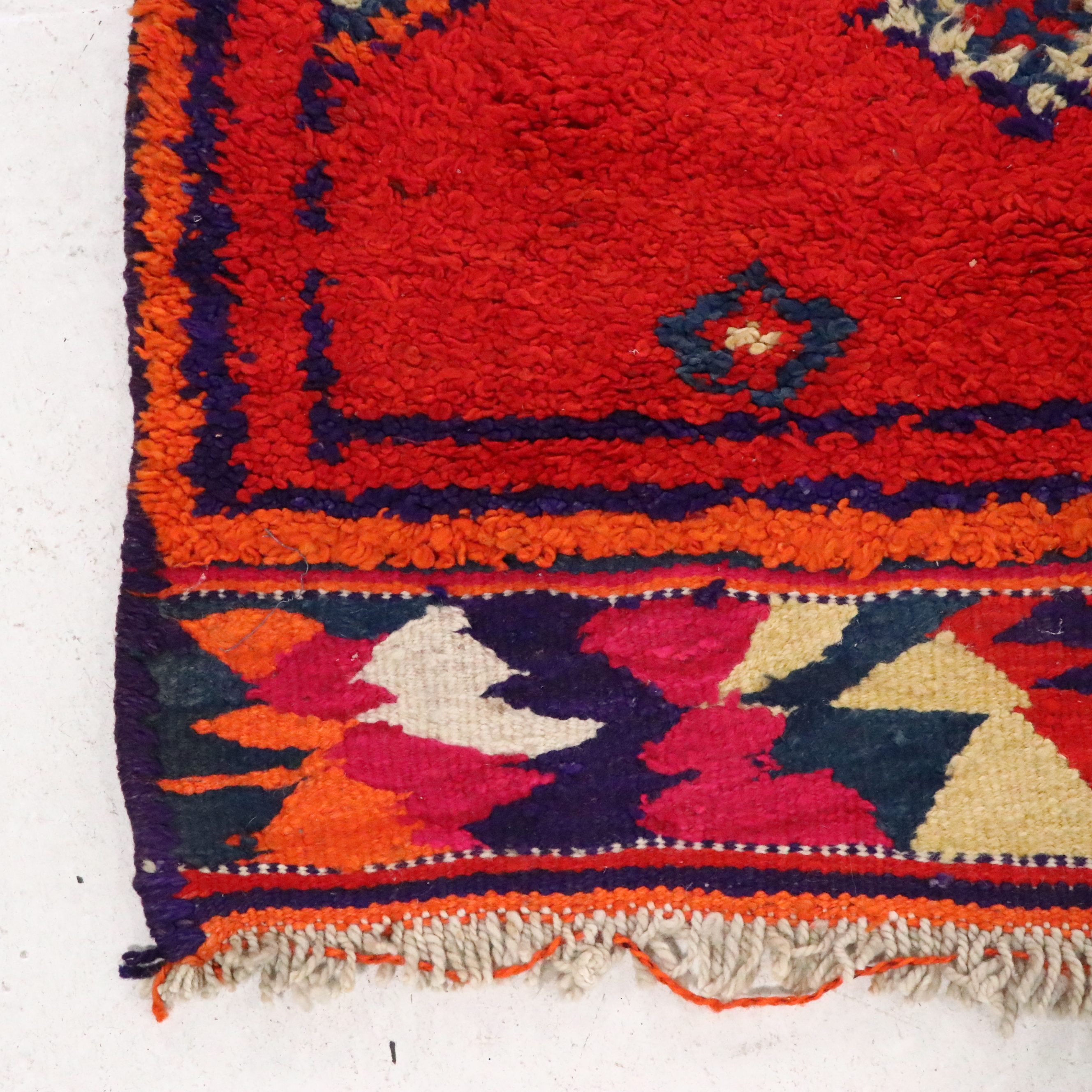 3'1 x 11' Hand-Knotted Turkish Village Long Rug