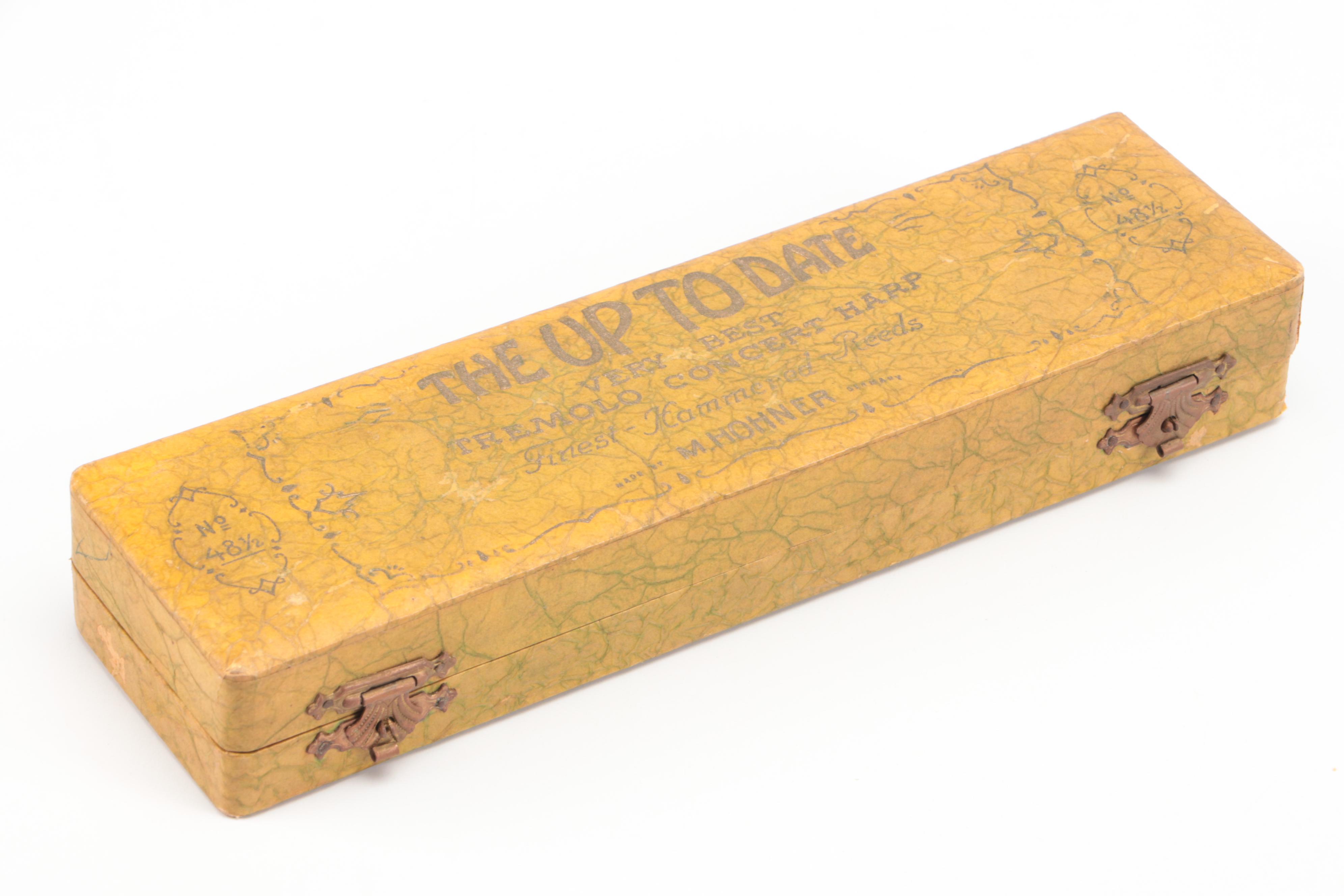 M. Hohner Tremelo Concert Harp and Chromatic Harmonica, Early 20th Century