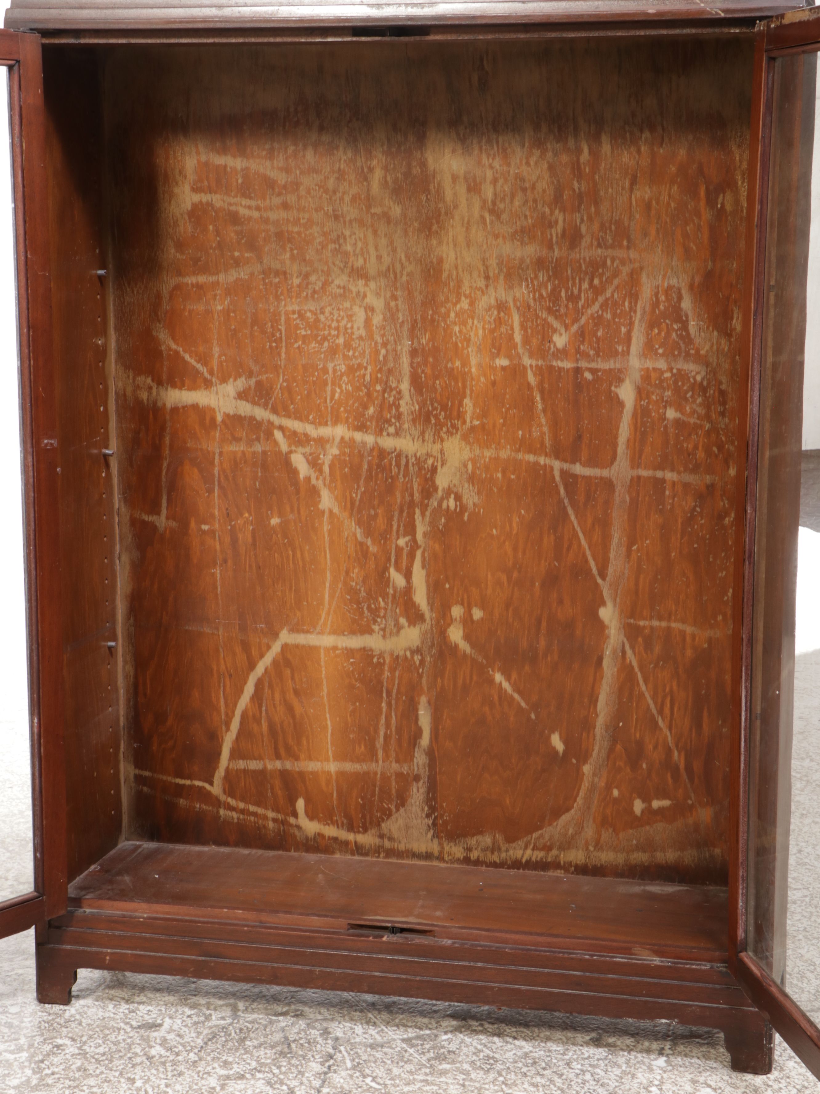 Pair of Globe-Wernicke "Ardmore" Walnut and Glass Front Bookcases