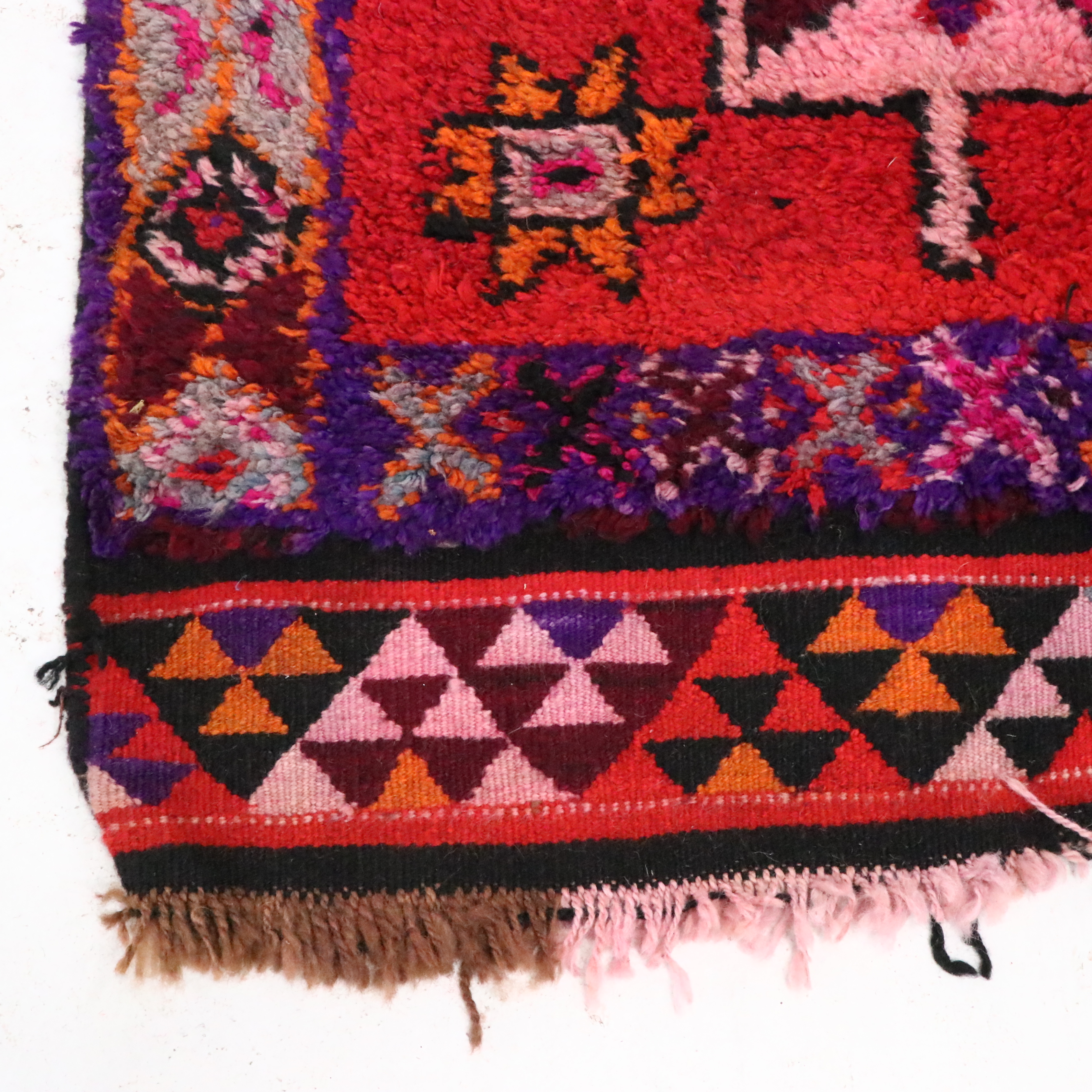 3'3 x 12'8 Hand-Knotted Turkish Village Carpet Runner Long Rug