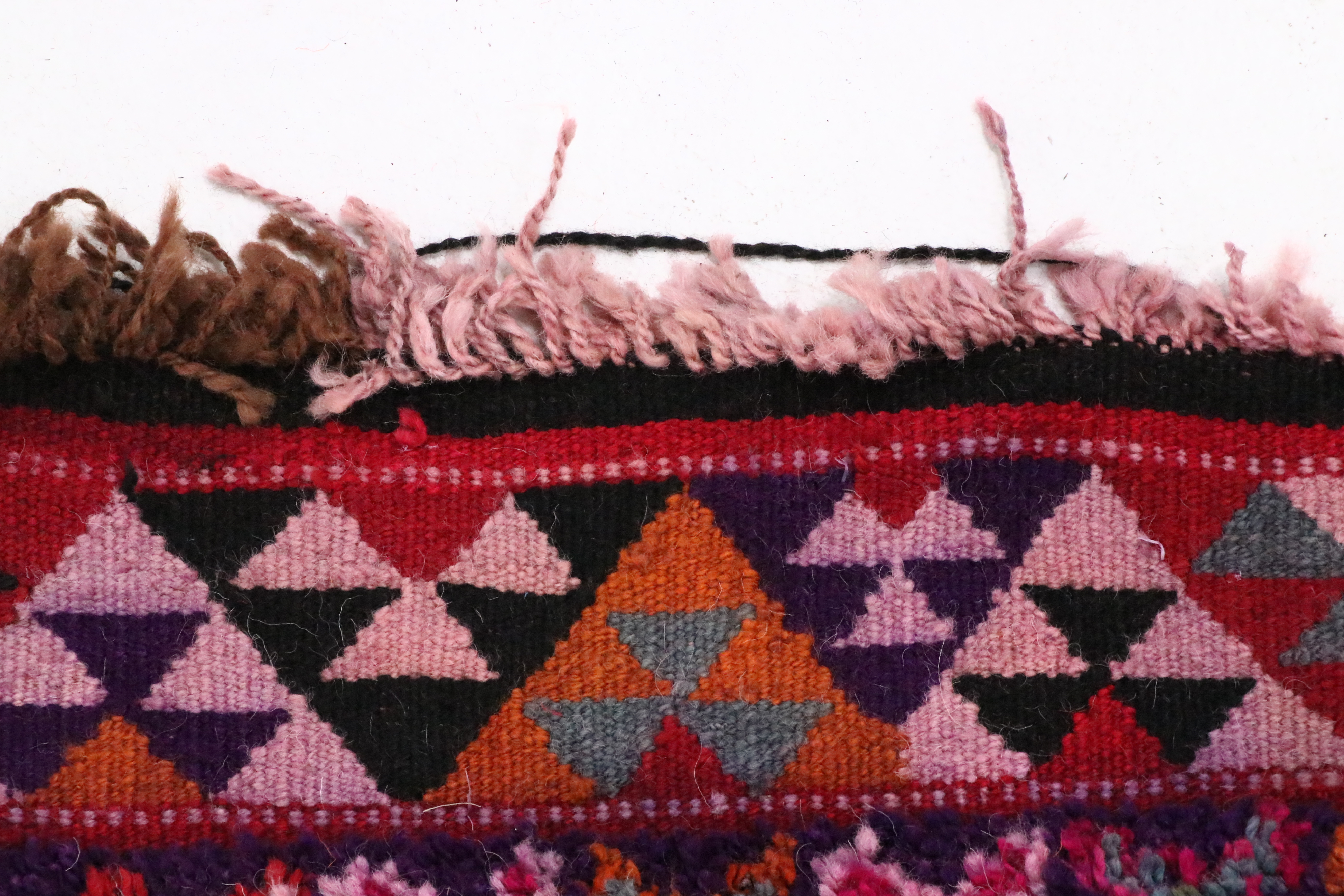 3'3 x 12'8 Hand-Knotted Turkish Village Carpet Runner Long Rug