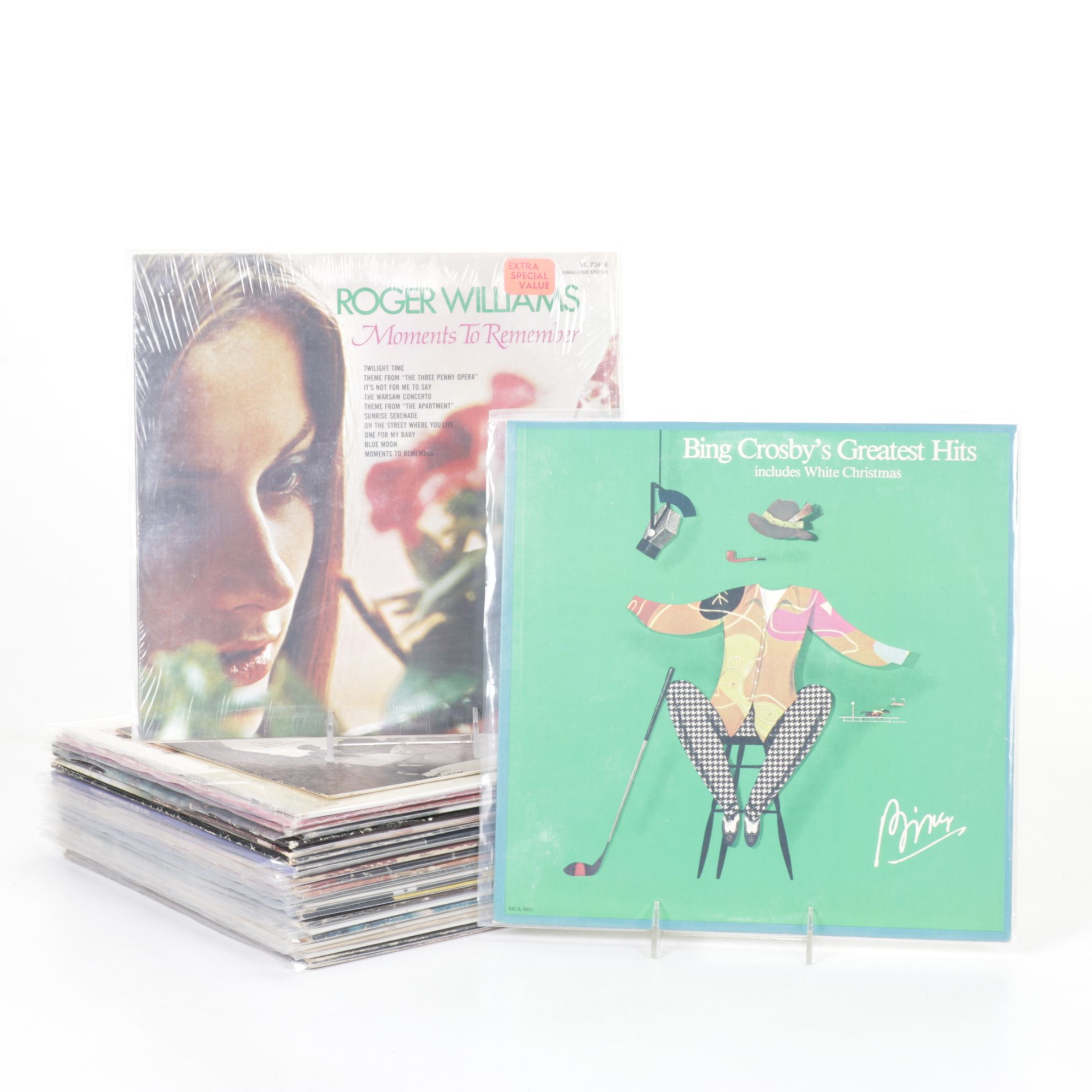 Roger Williams, Bing Crosby, Sammy Kaye and More Vinyl Record Albums