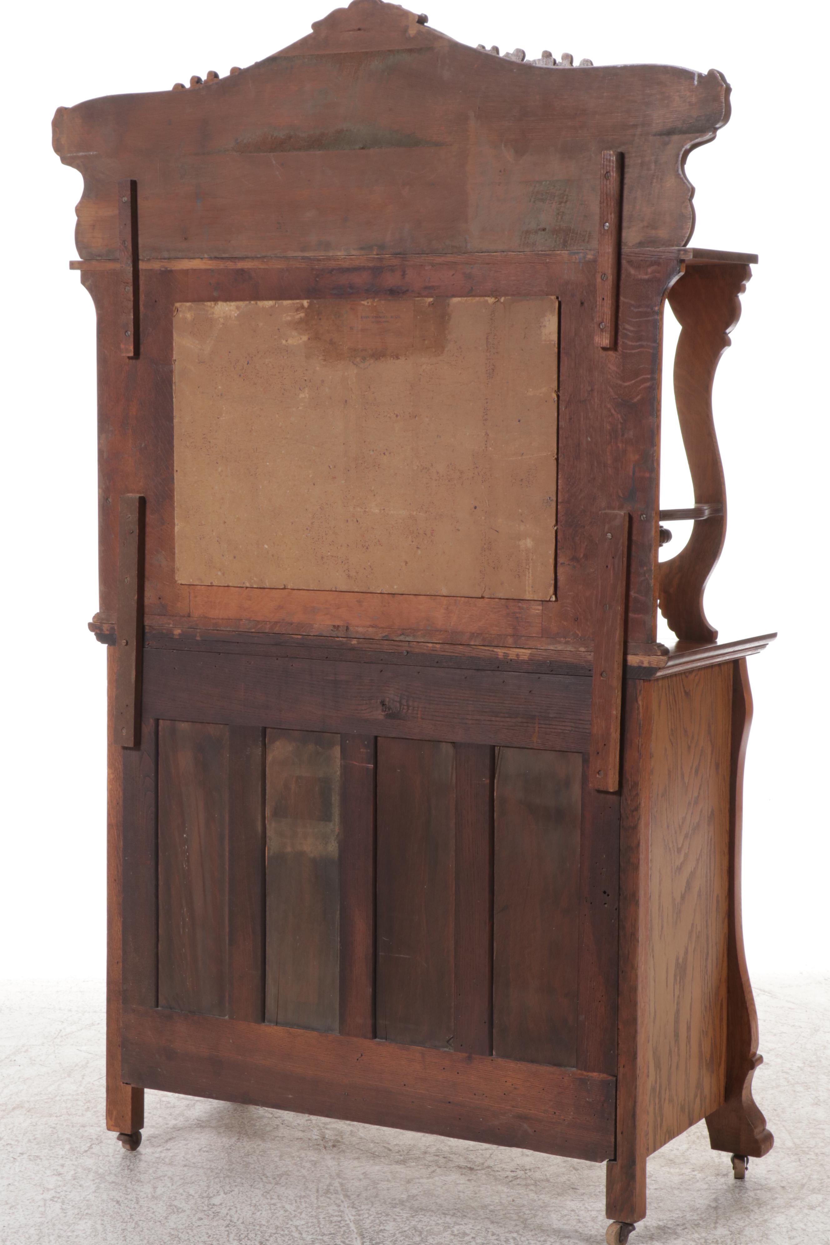 John Stengel & Co. Victorian Style Quartersawn Oak Buffet