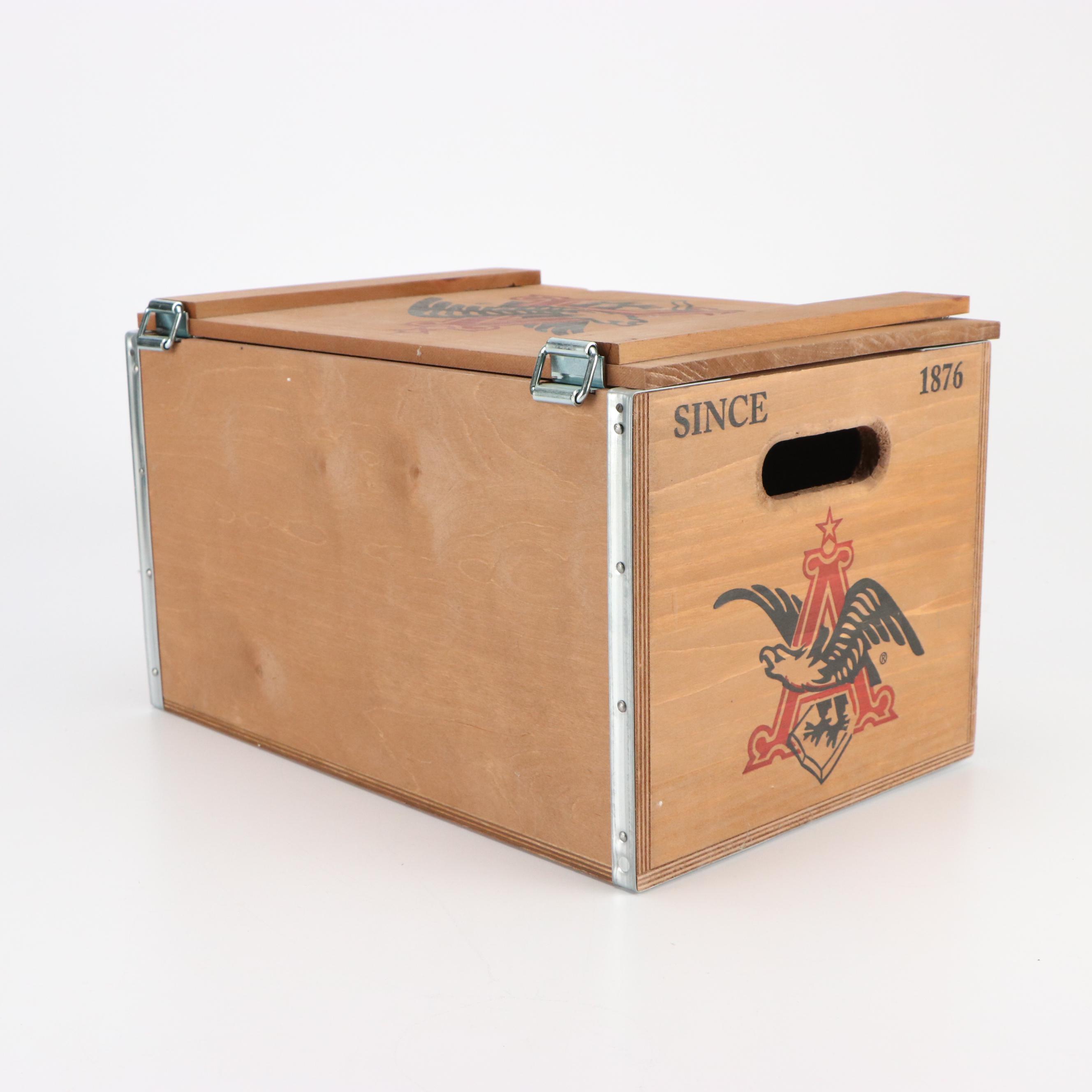 Wooden Budweiser Beer Crate