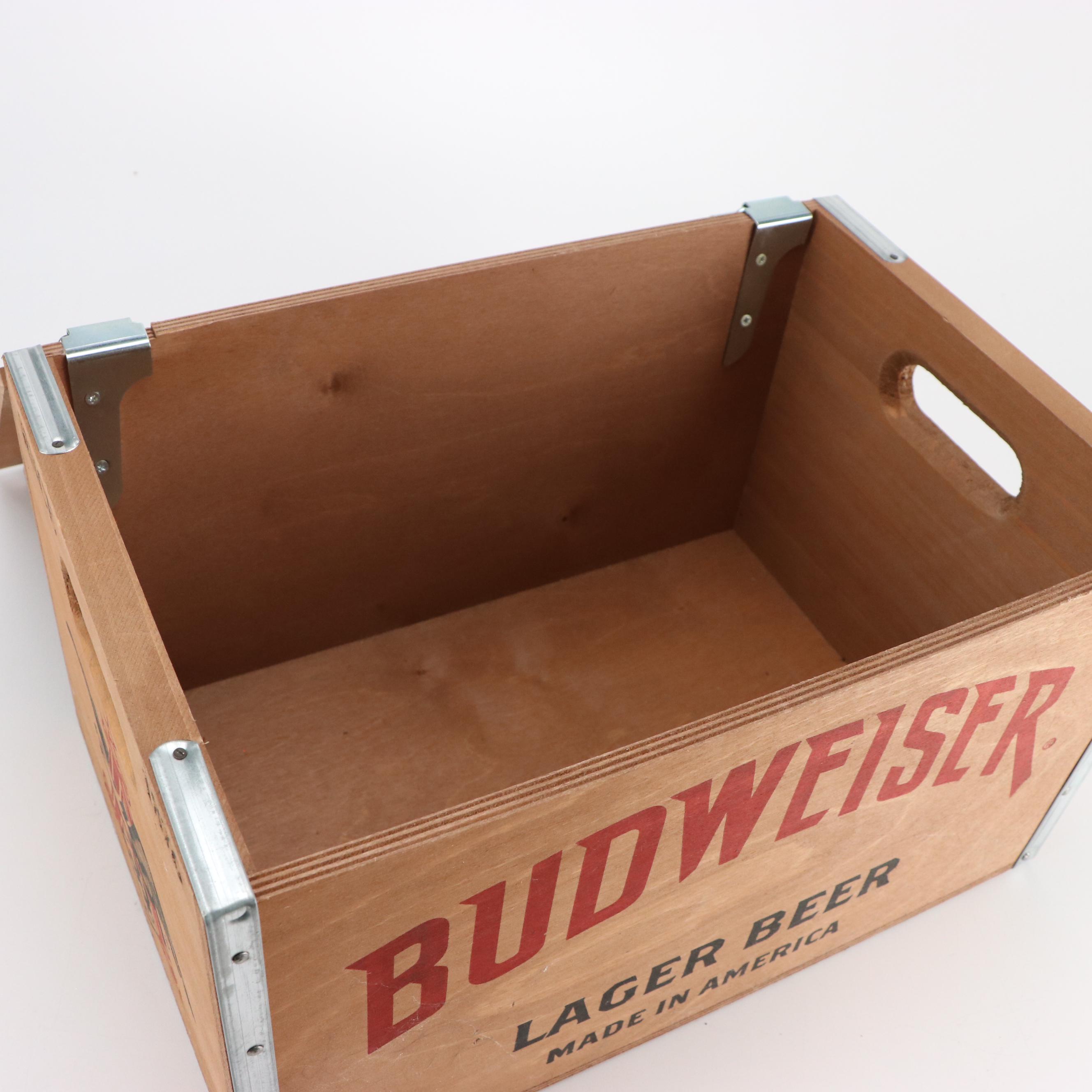 Wooden Budweiser Beer Crate