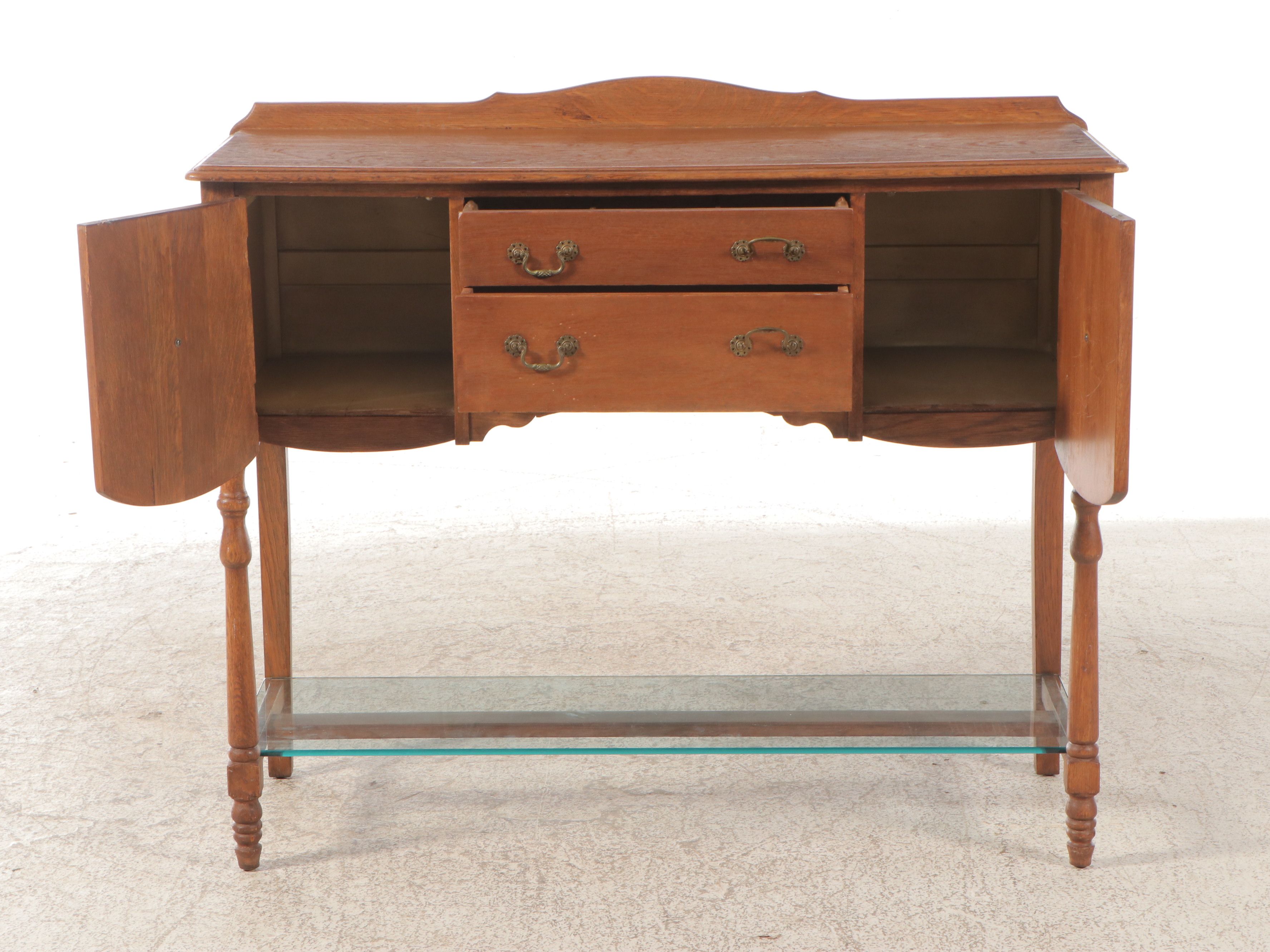 Art Deco Style Oak Buffet, Early to Mid-20th Century