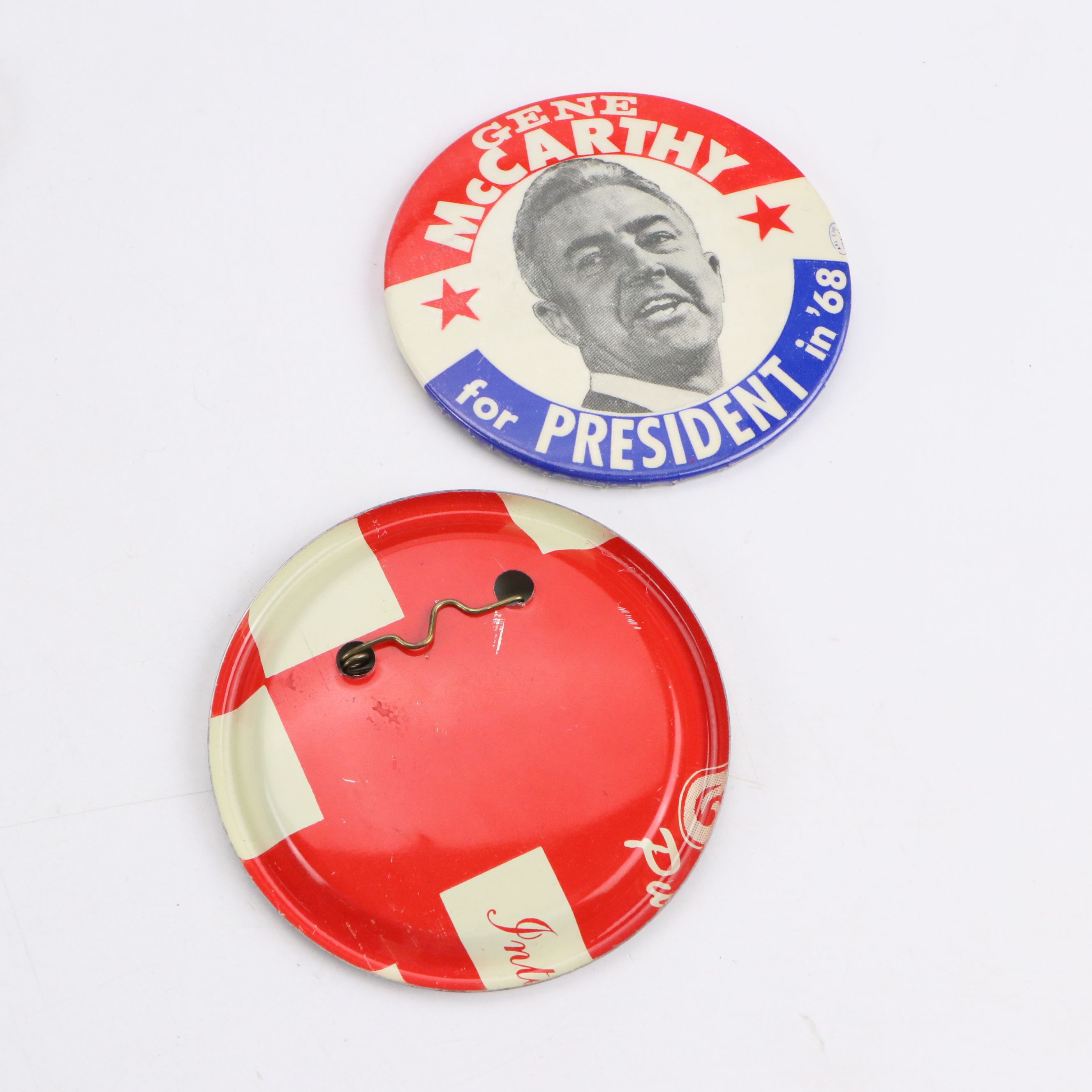 Gene McCarthy Political Campaign Pinbacks, 1968