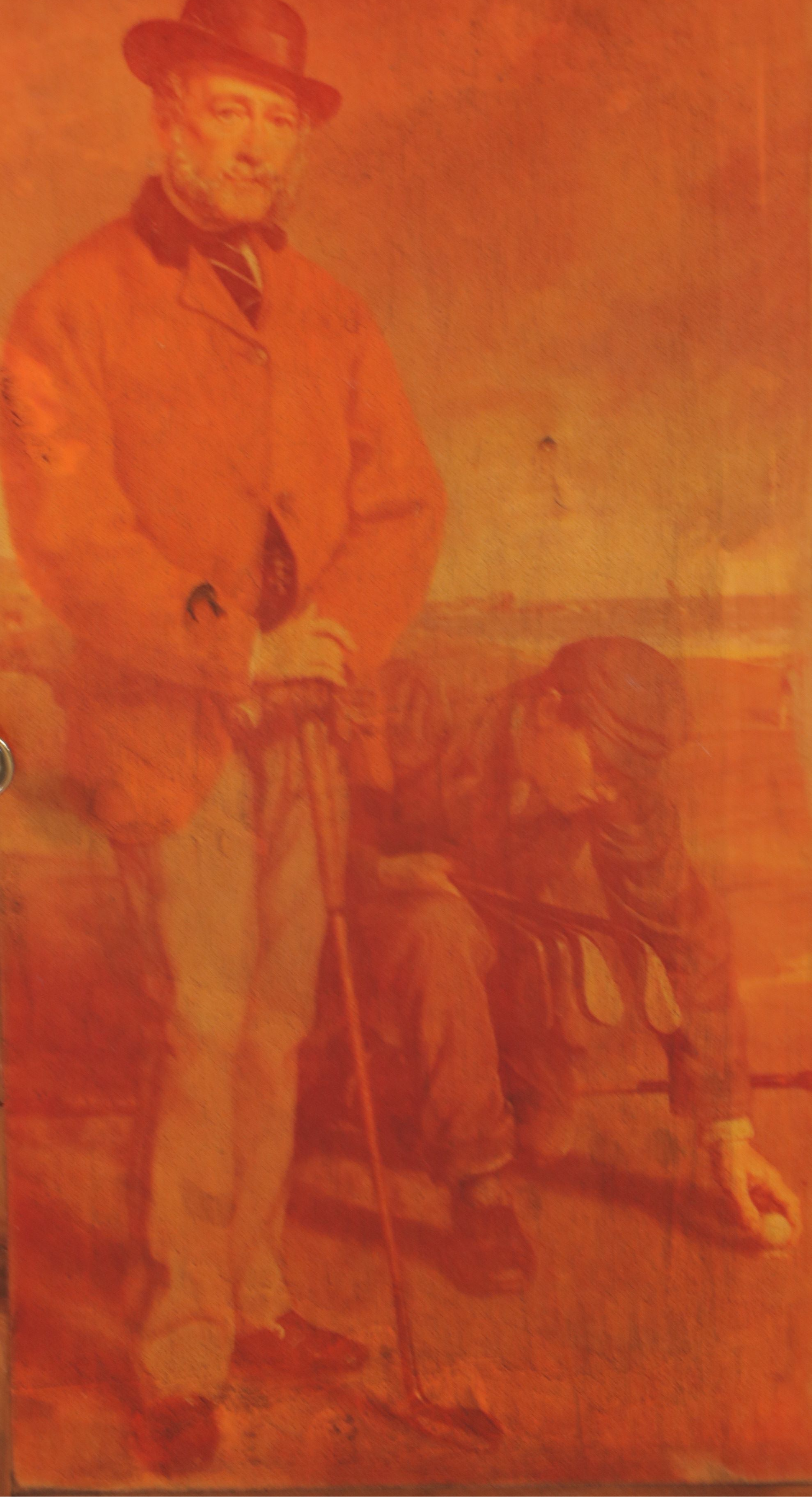 Wooden Decoupage Wall Cupboard