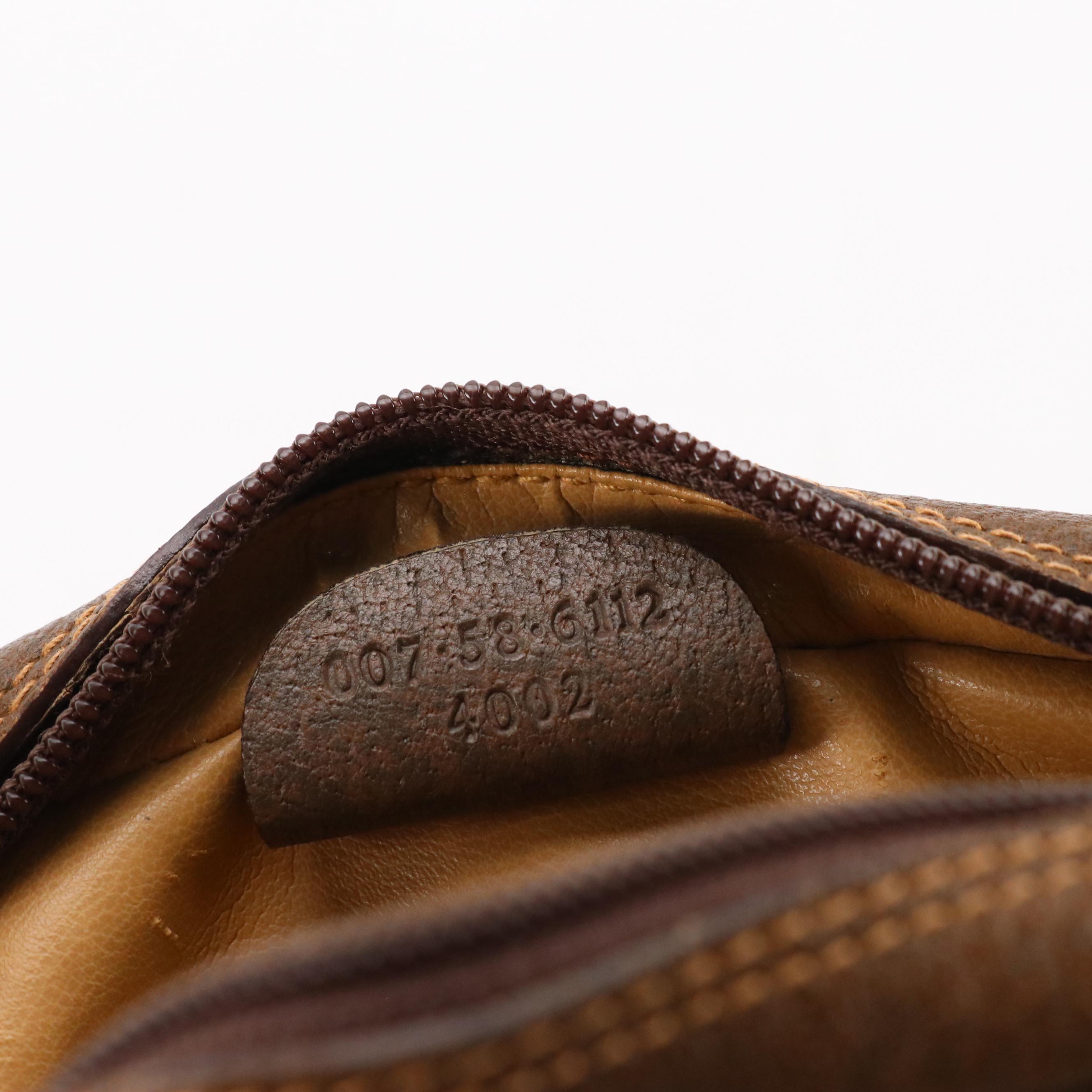 Gucci GG Supreme Canvas, Leather and Web Accented Crossbody Bag