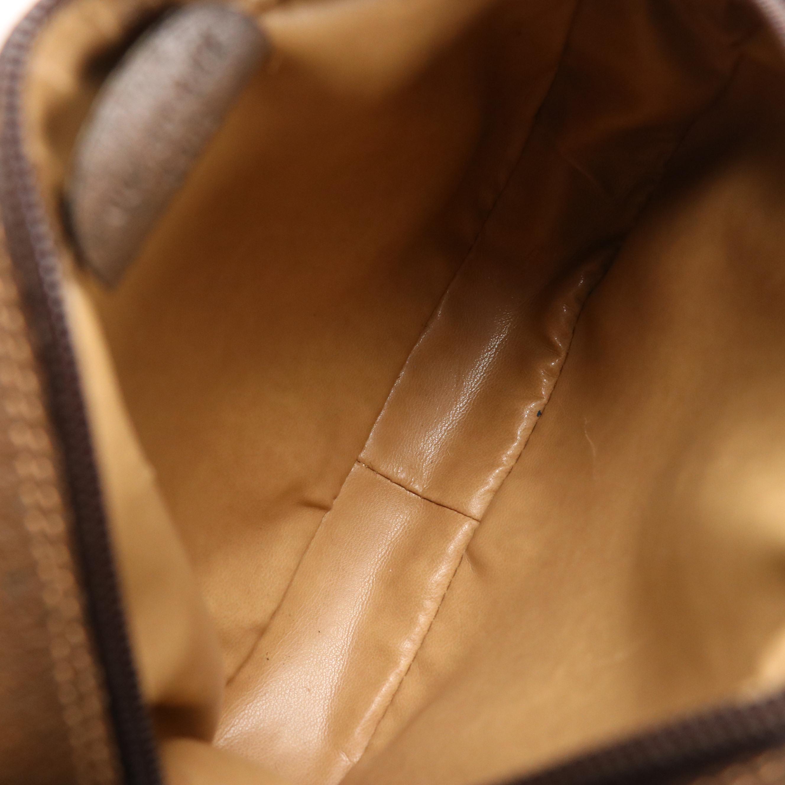 Gucci GG Supreme Canvas, Leather and Web Accented Crossbody Bag