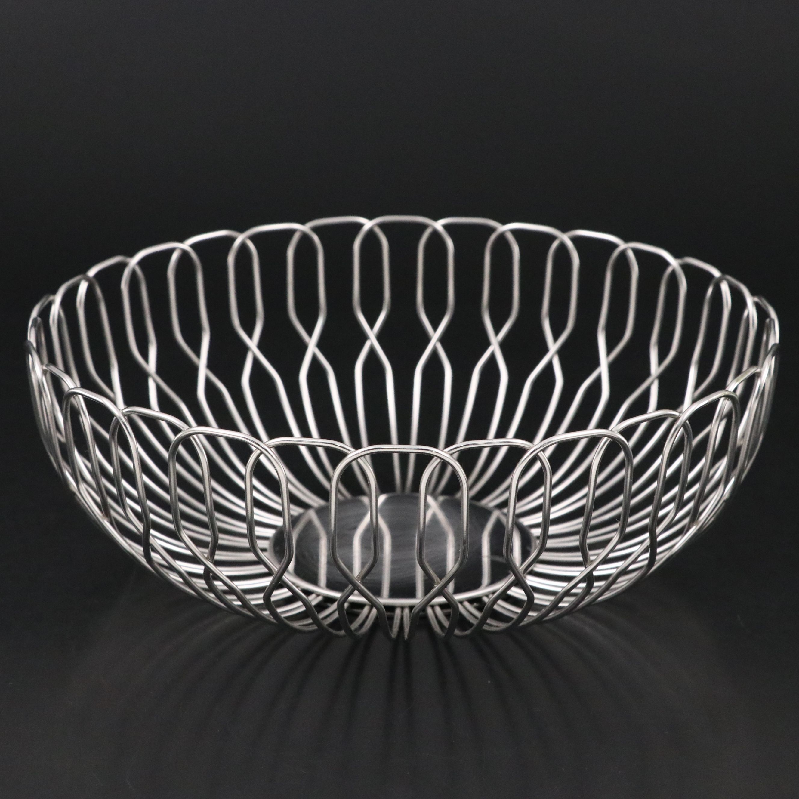 Georg Jensen "Alfredo" Polished Stainless Steel Bread Basket