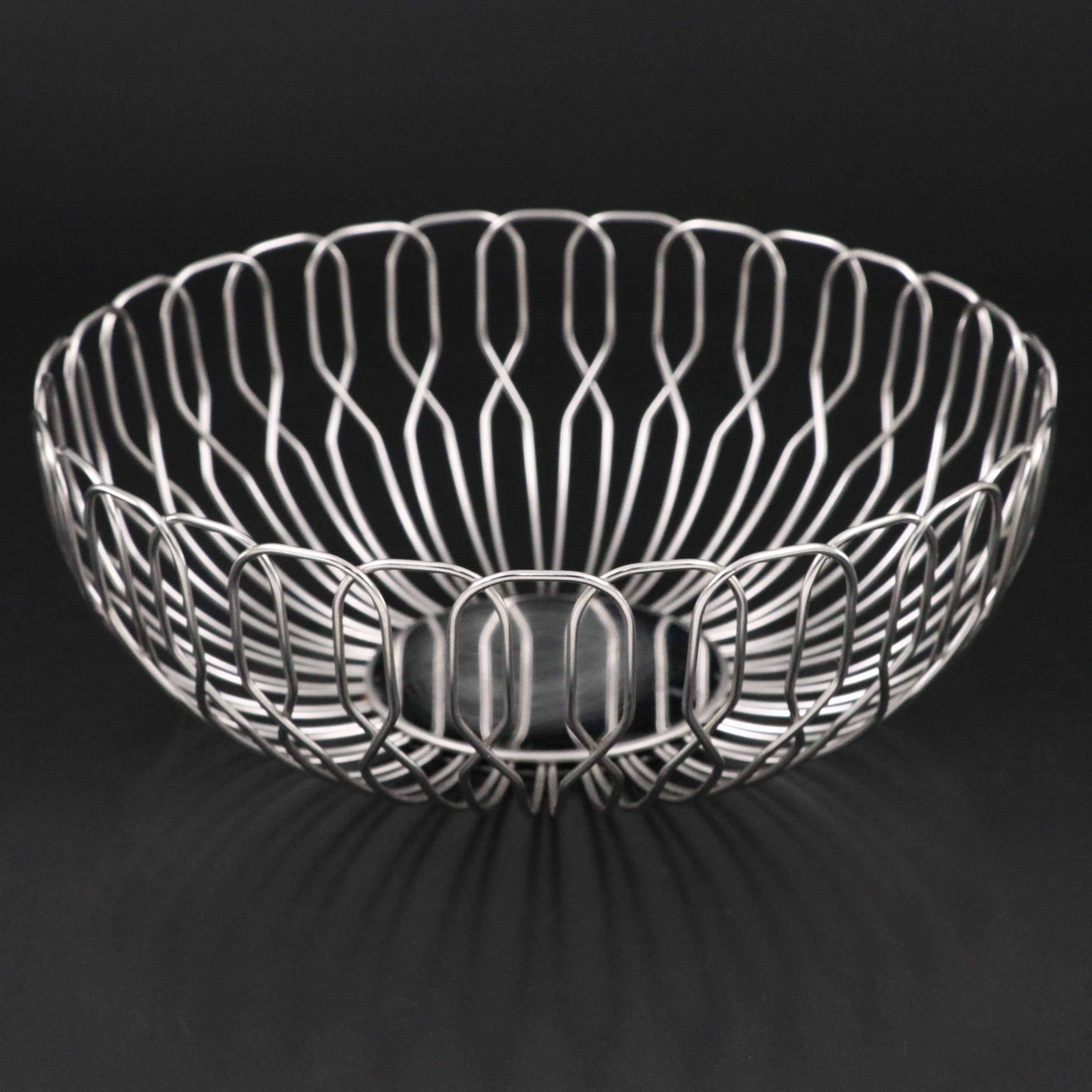 Georg Jensen "Alfredo" Polished Stainless Steel Bread Basket