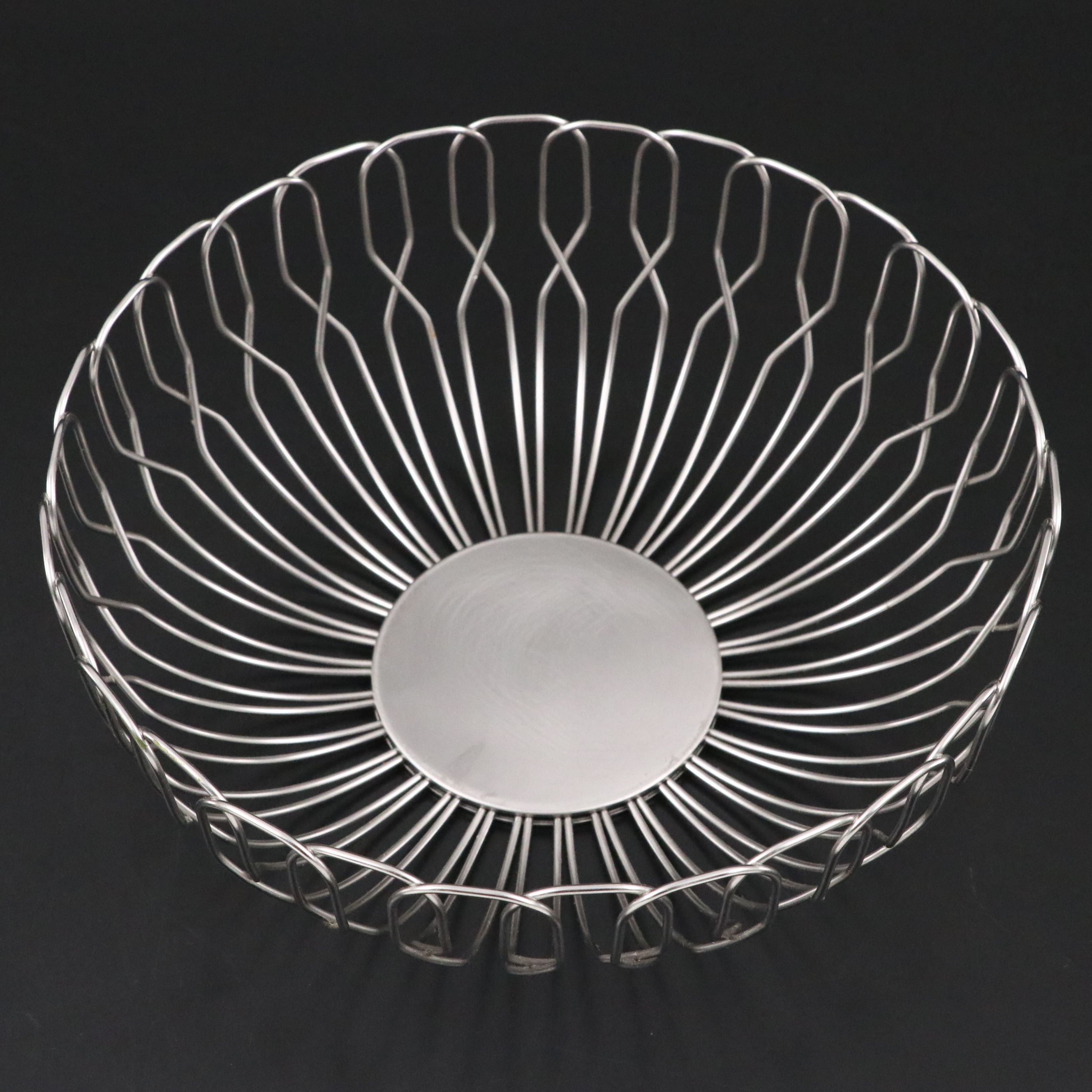 Georg Jensen "Alfredo" Polished Stainless Steel Bread Basket