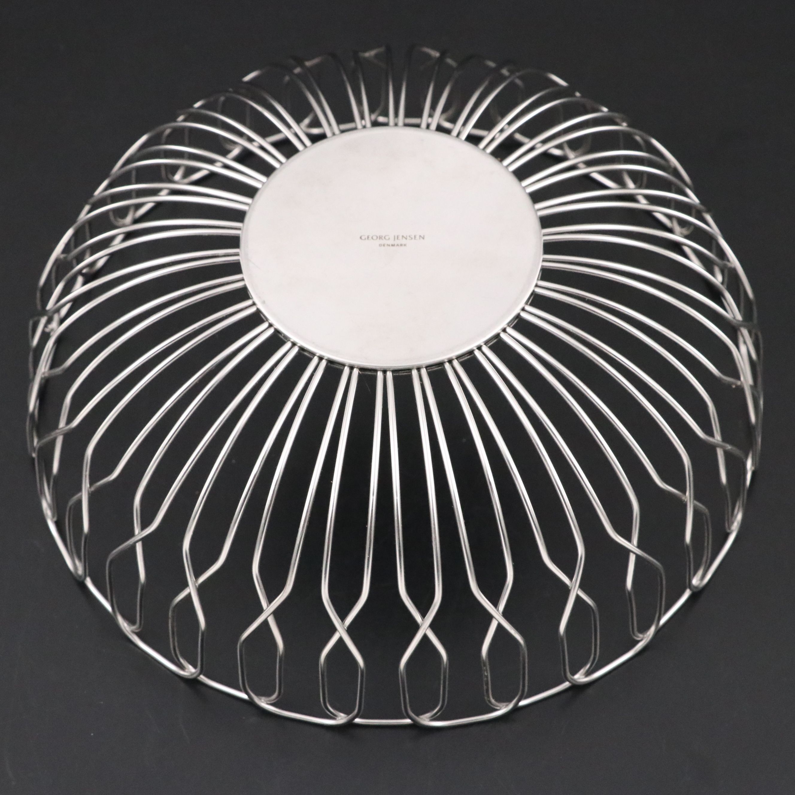 Georg Jensen "Alfredo" Polished Stainless Steel Bread Basket