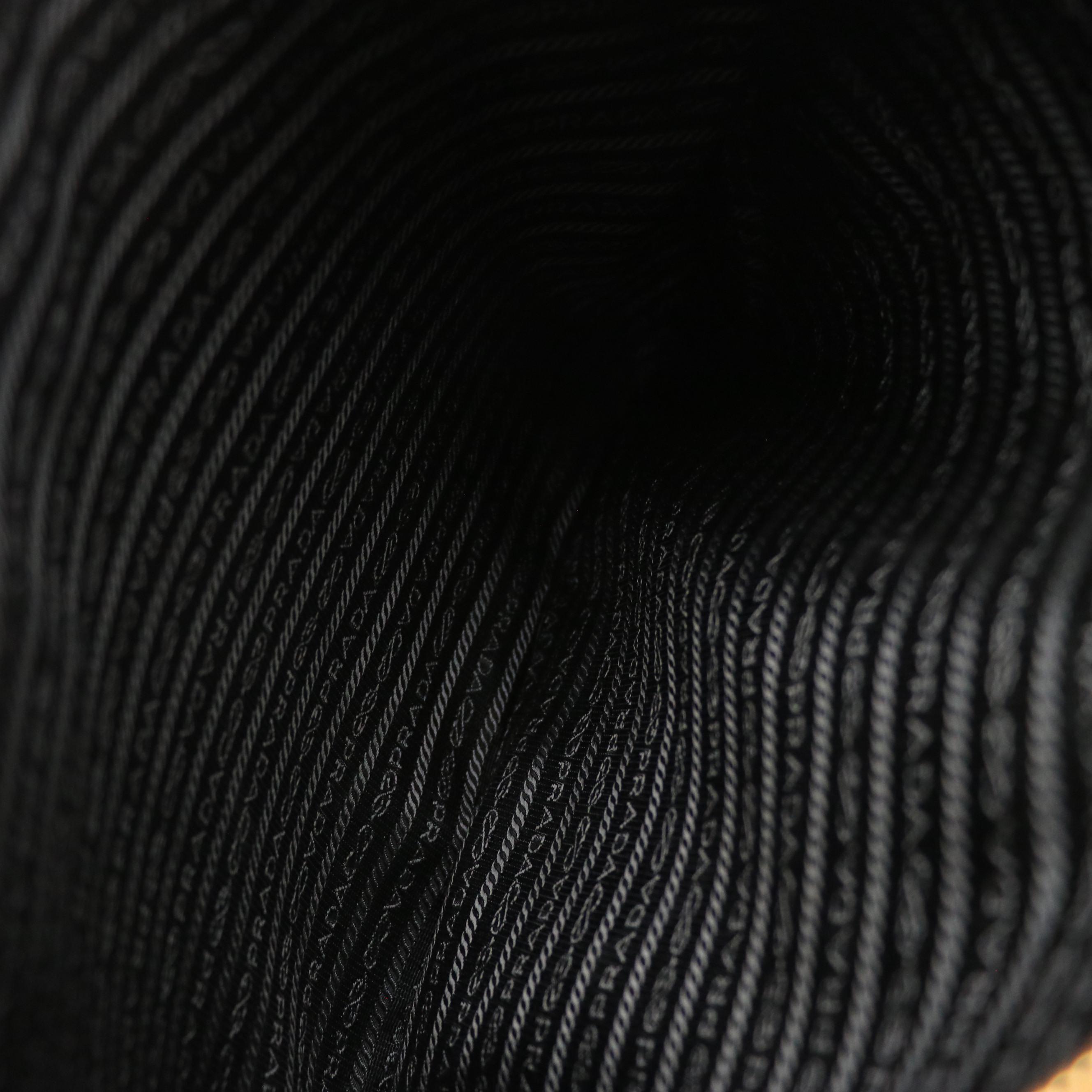 Prada Large Galleria Double Zip Handbag Tote in Dark Red Patent Leather