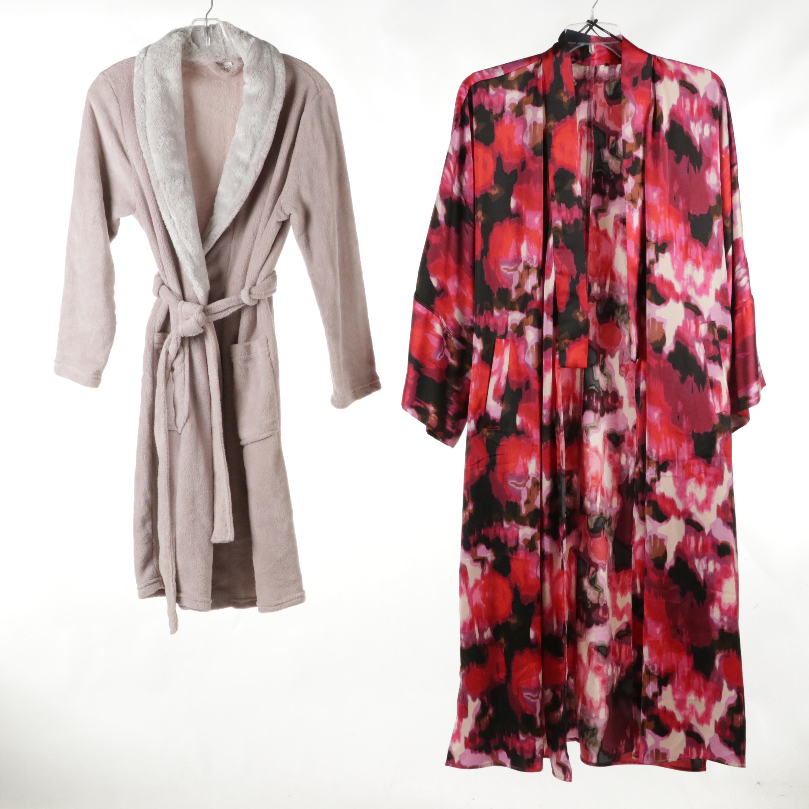 Kimono Inspired Robe, Reversible Dragon Robe, and Fleece Robe