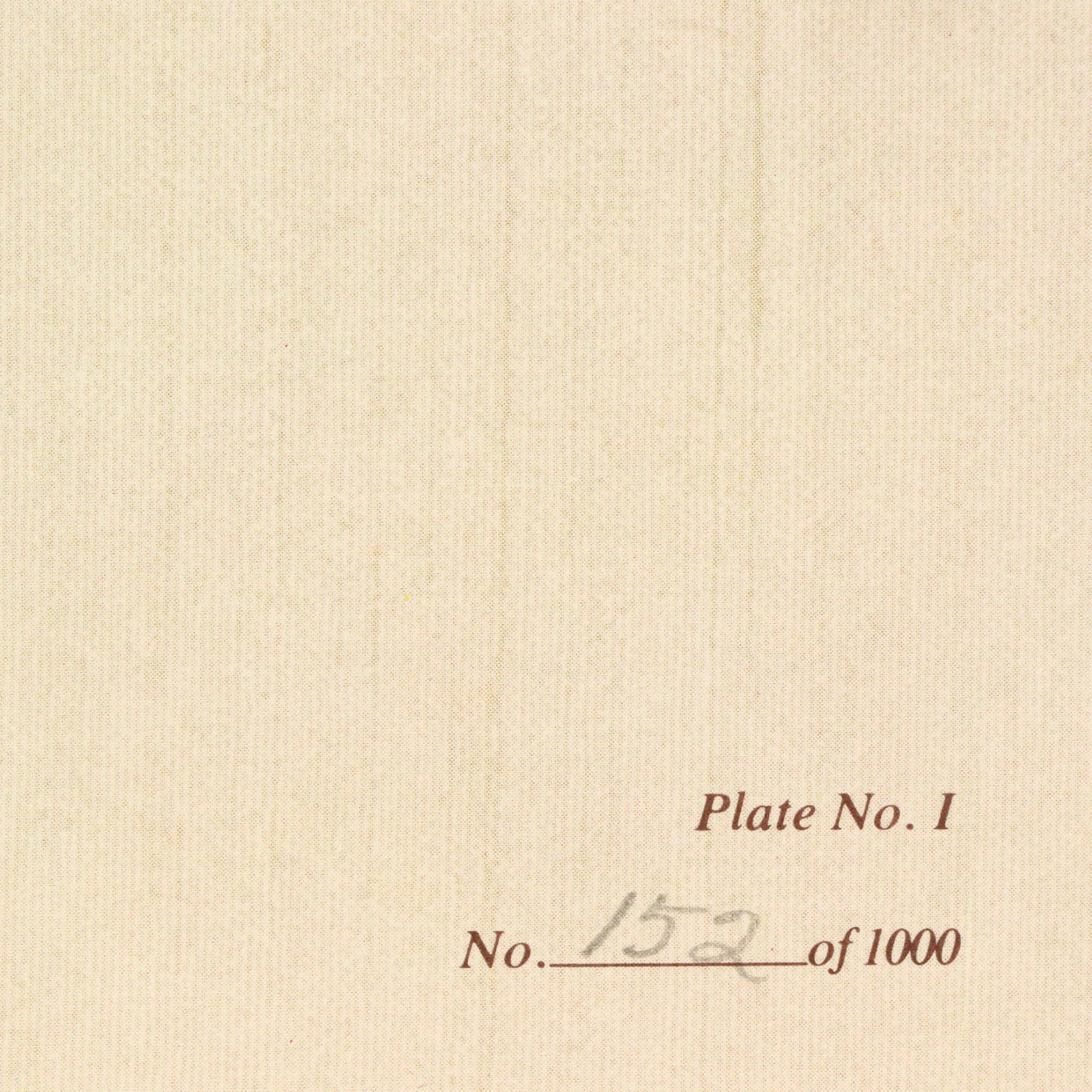 Ken Caringer Still Life Offset Lithograph "School Time" and Other Print, 1979