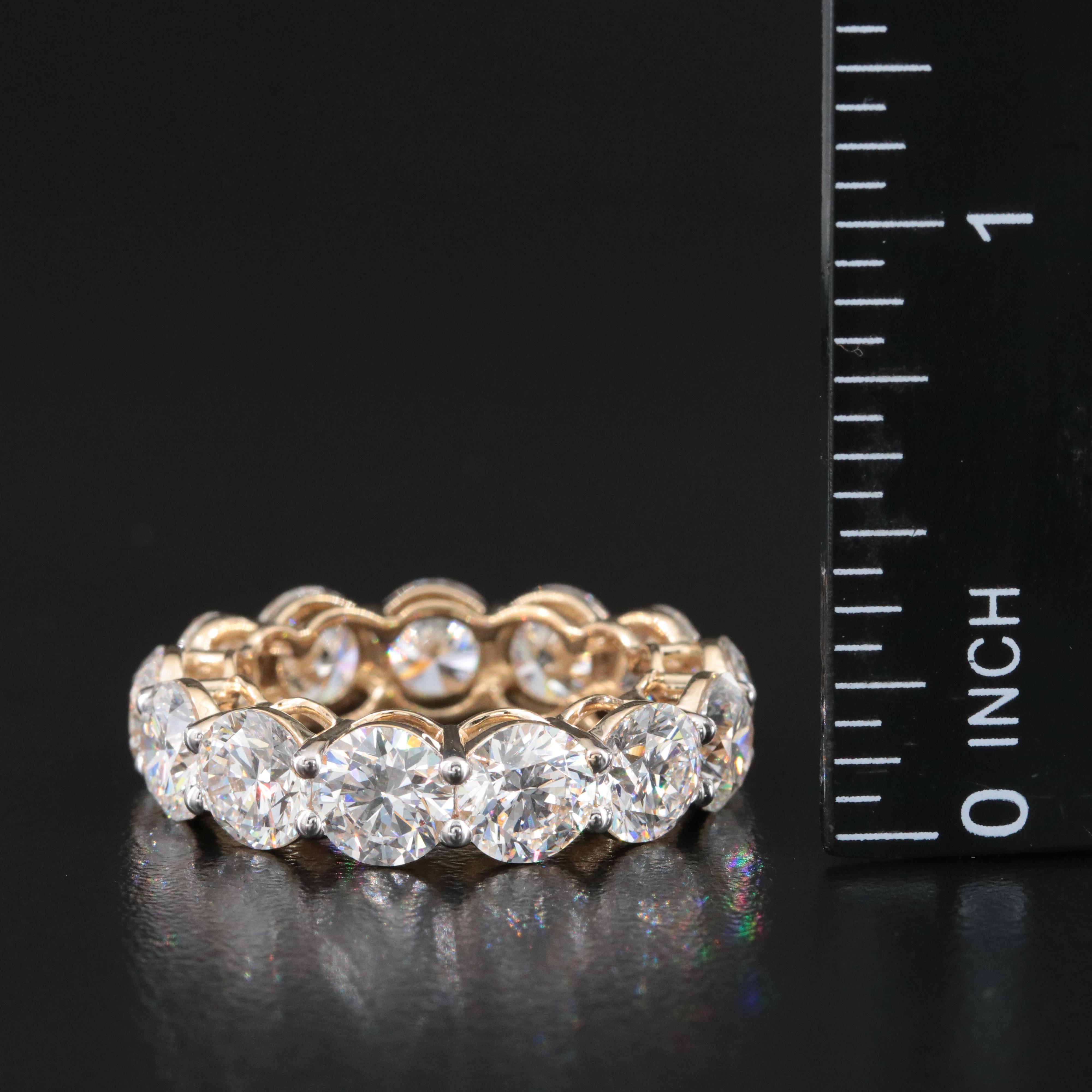 14K 11.63 CTW Lab Grown Diamond Eternity Band