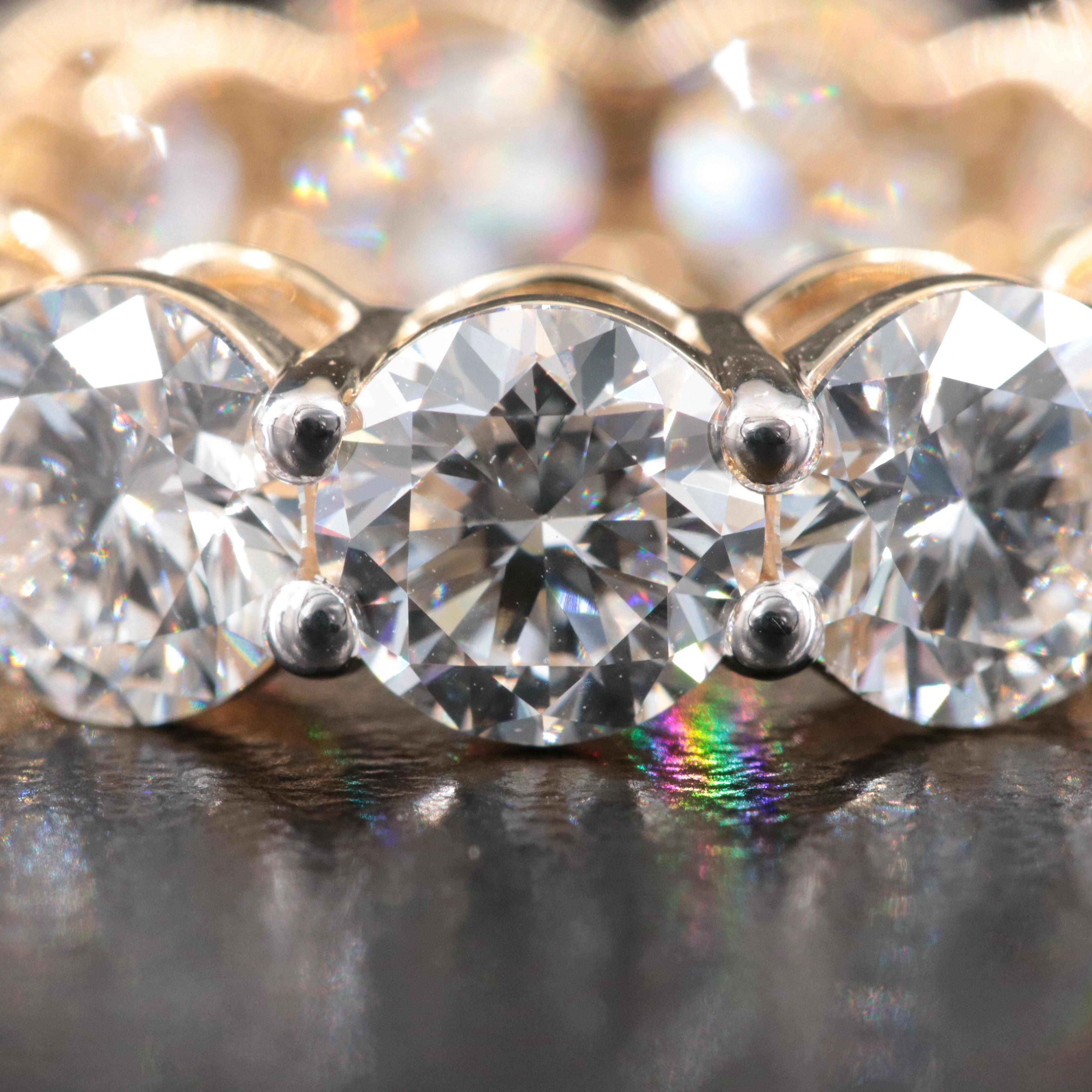 14K 11.63 CTW Lab Grown Diamond Eternity Band