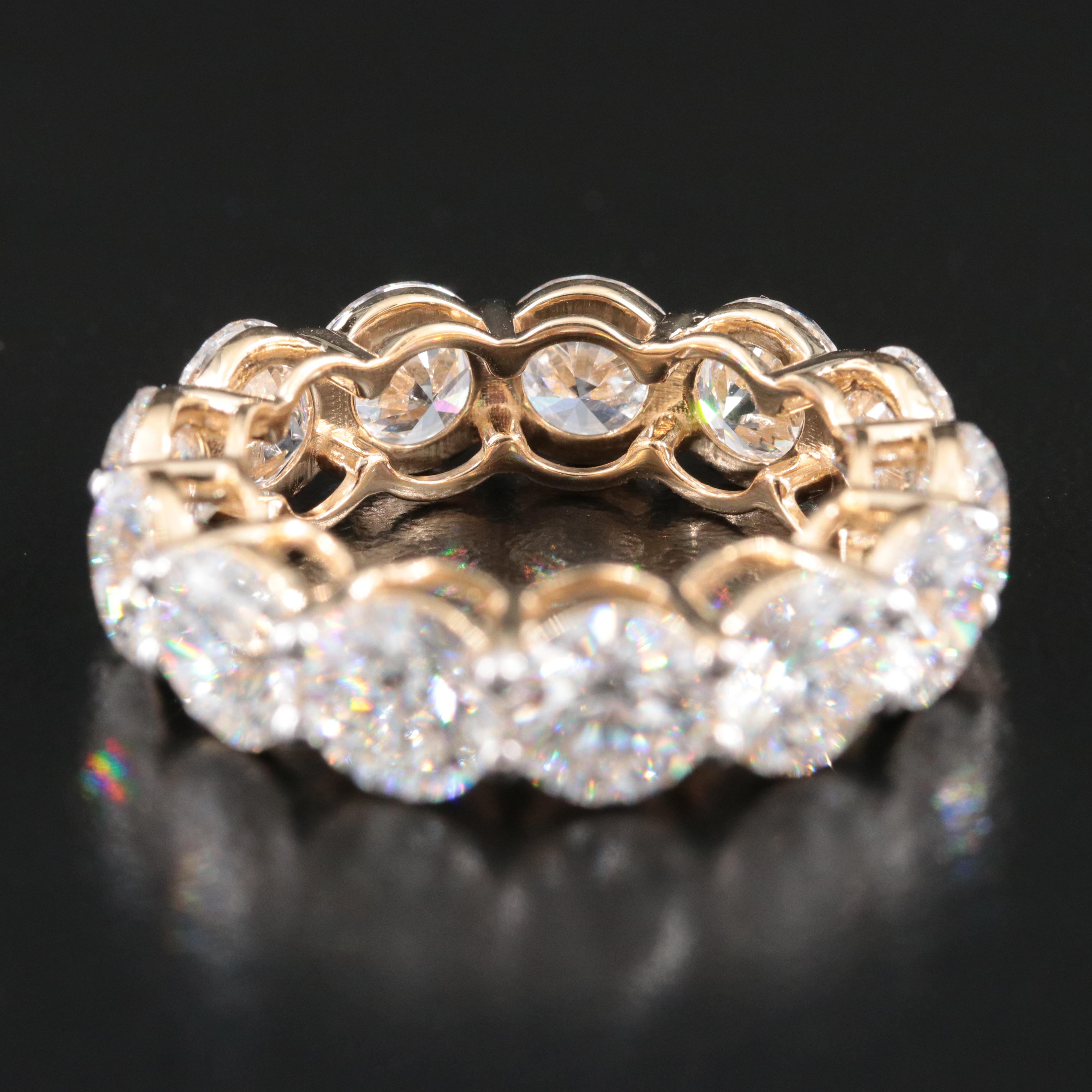 14K 11.63 CTW Lab Grown Diamond Eternity Band