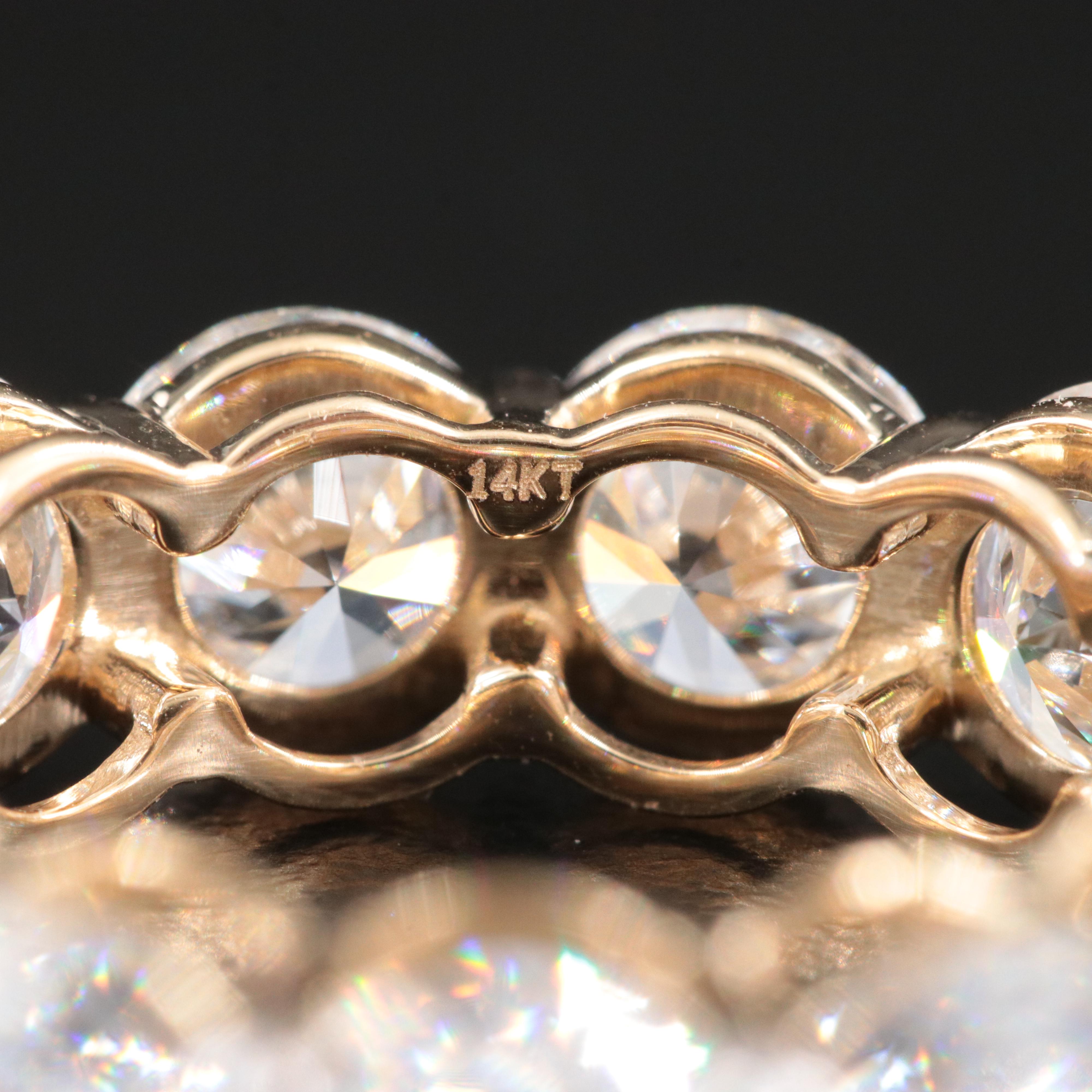 14K 11.63 CTW Lab Grown Diamond Eternity Band