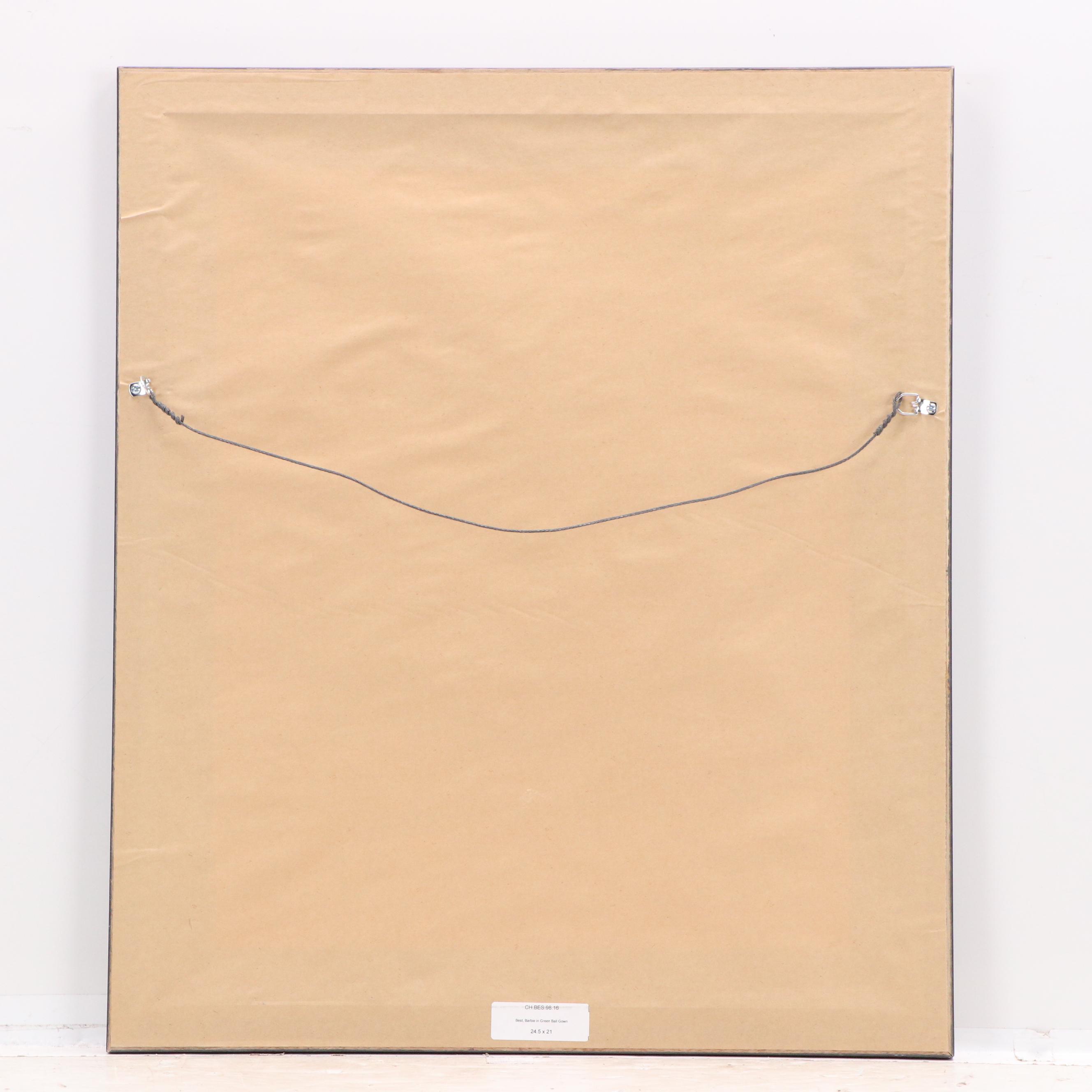 Robert Best Offset Lithograph "Barbie in Green Ballgown," Circa 2000