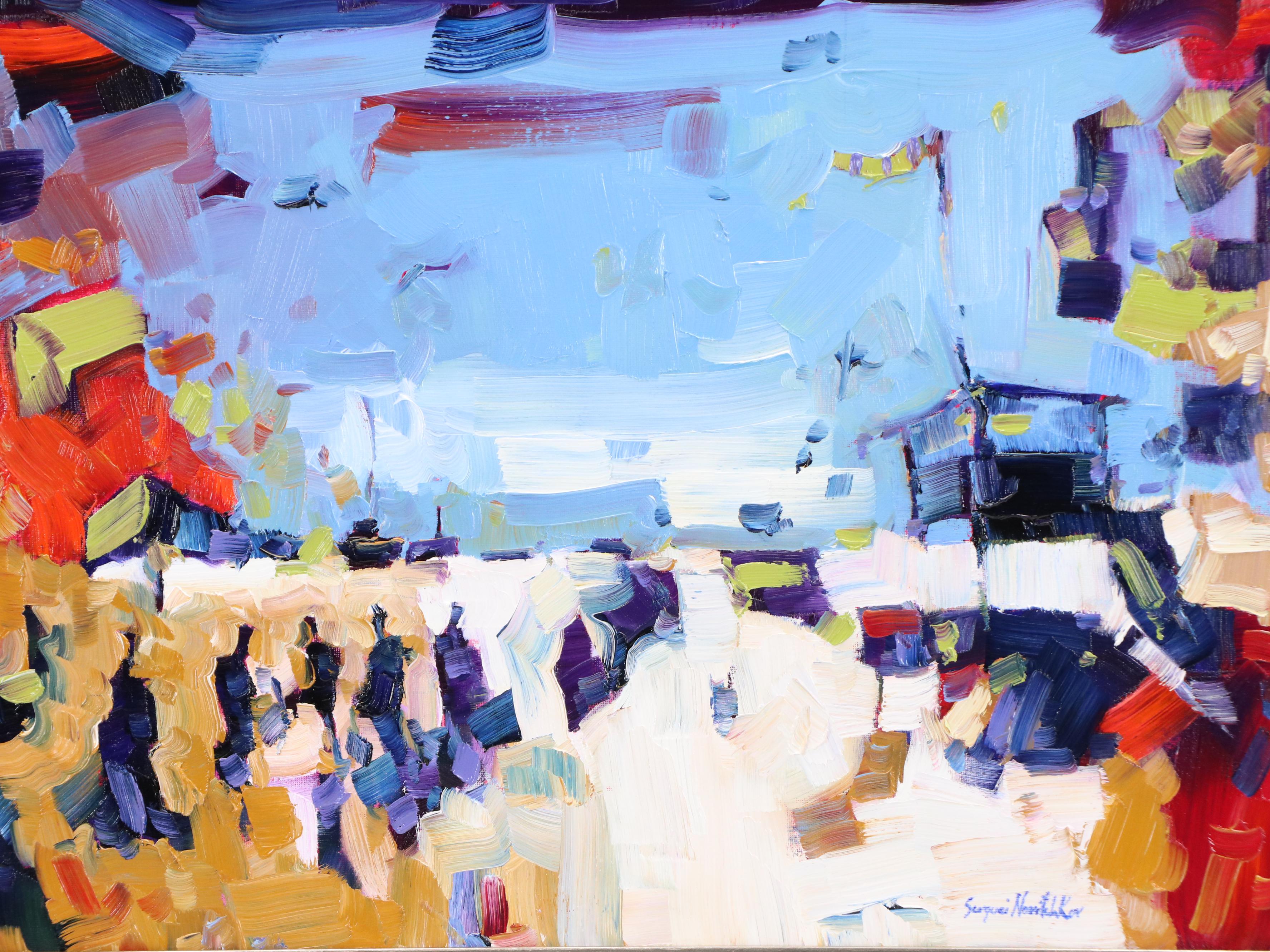 Serguei Novitchkov Oil Painting "Huntington Beach, California," 2025