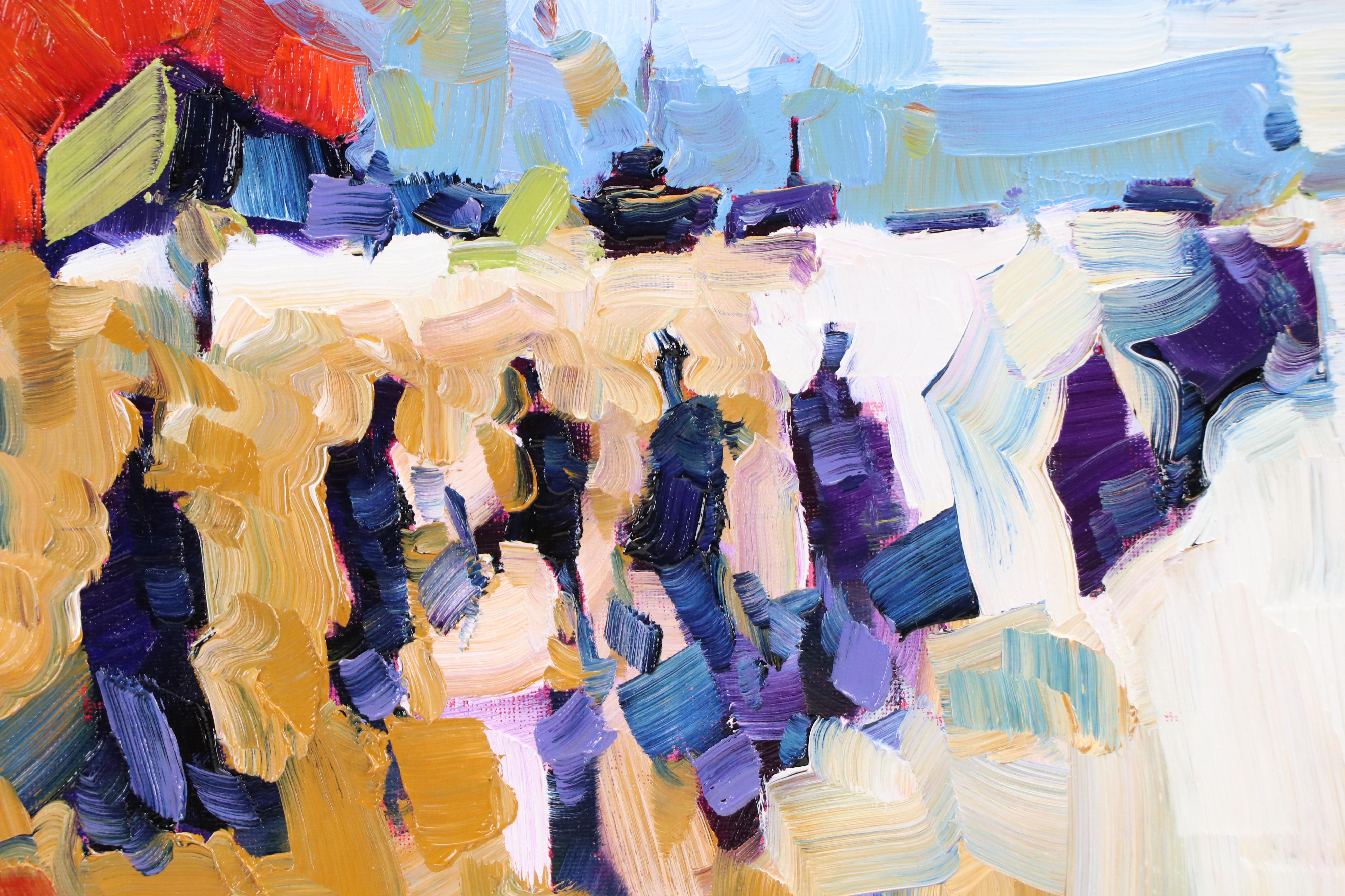 Serguei Novitchkov Oil Painting "Huntington Beach, California," 2025